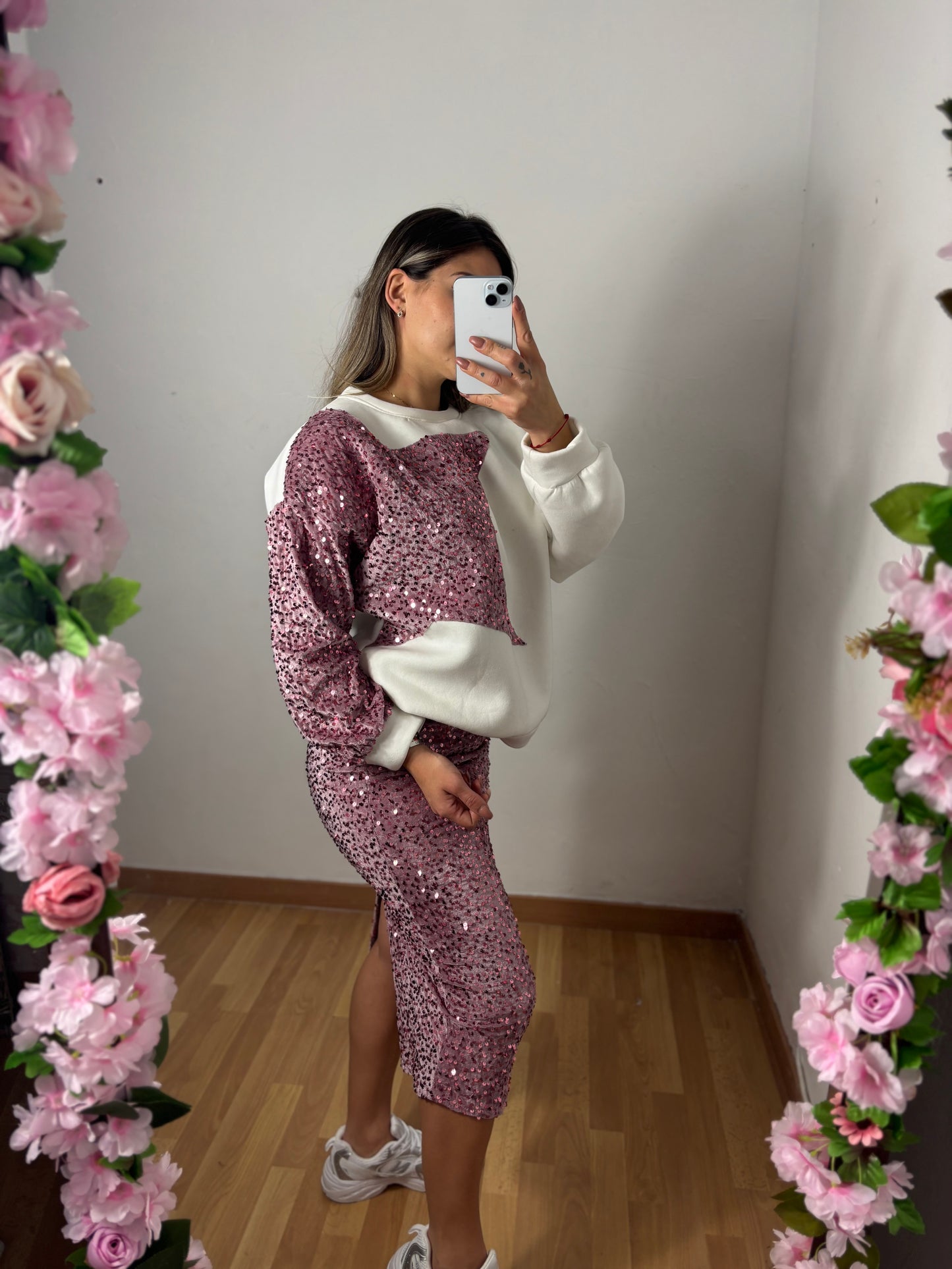 Conjunto estrella rosa