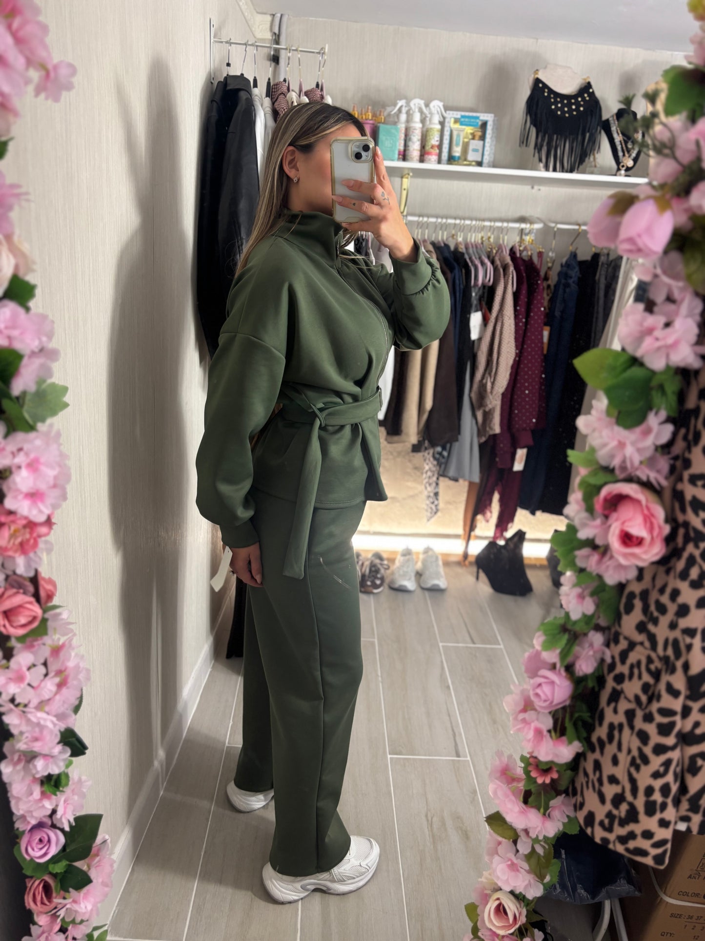 Conjunto Oysh verde caza