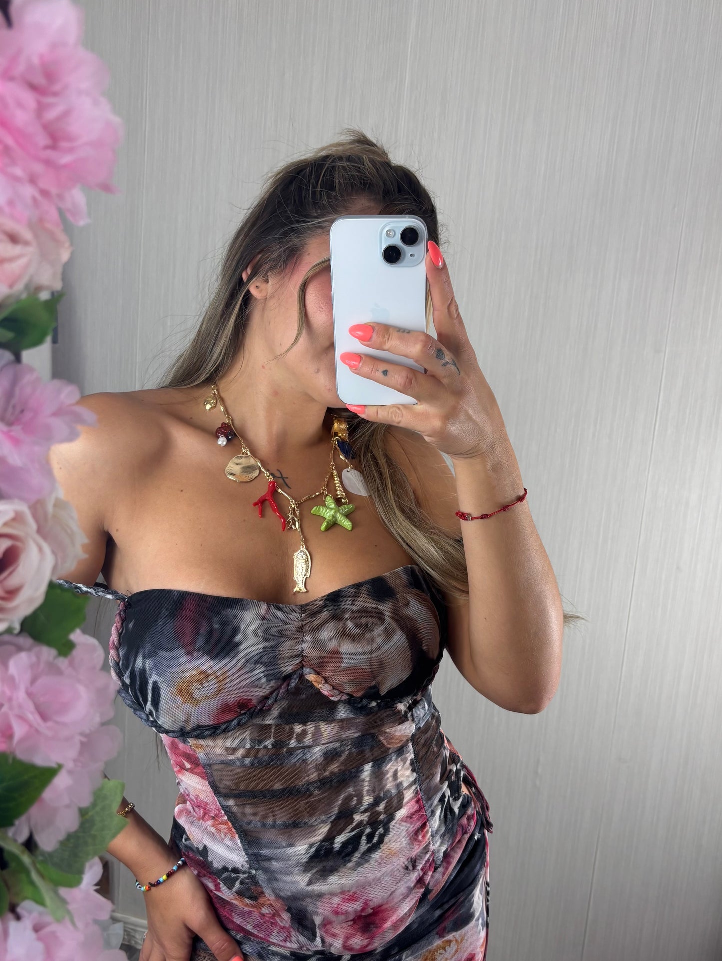 Collar Summer coral