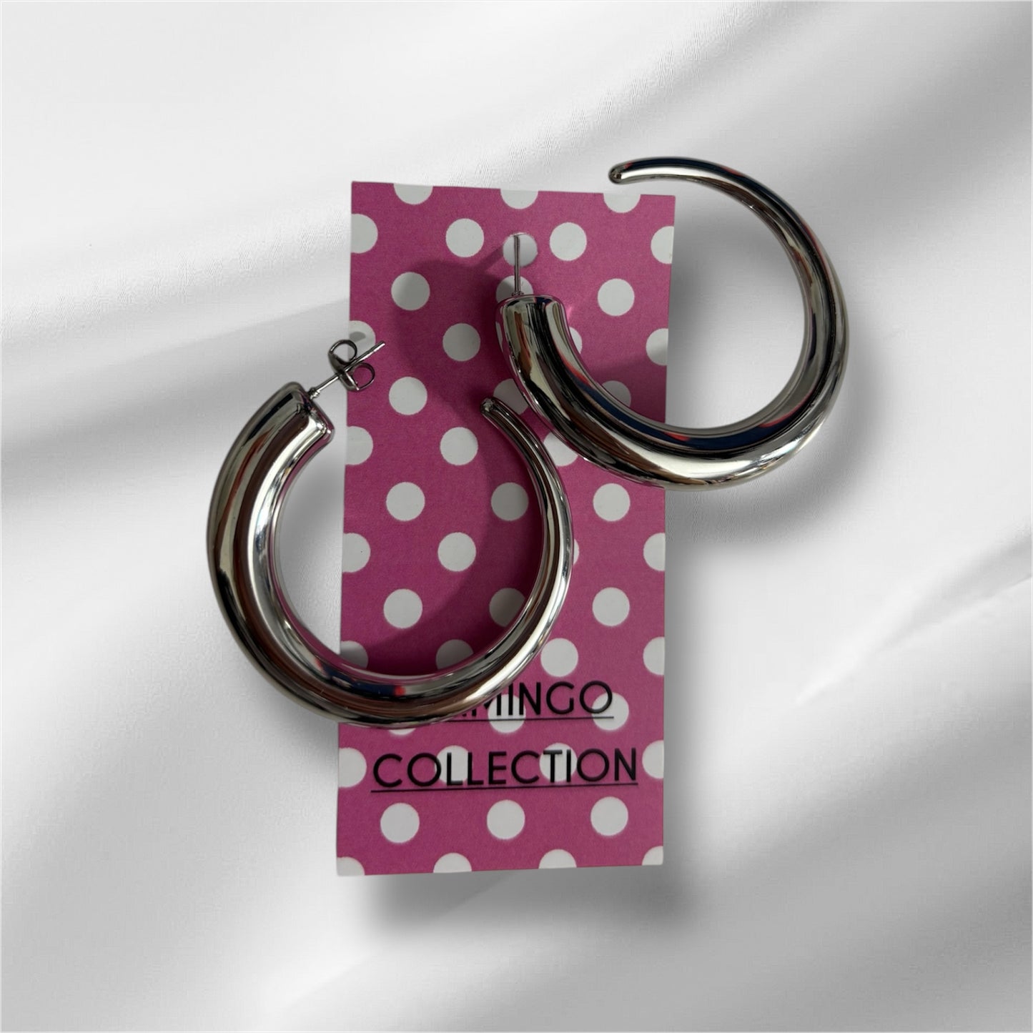 Aretes clásico plata