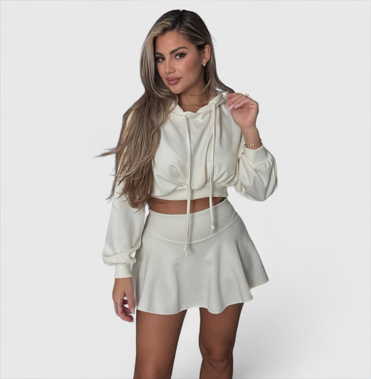 Conjunto casual blanco