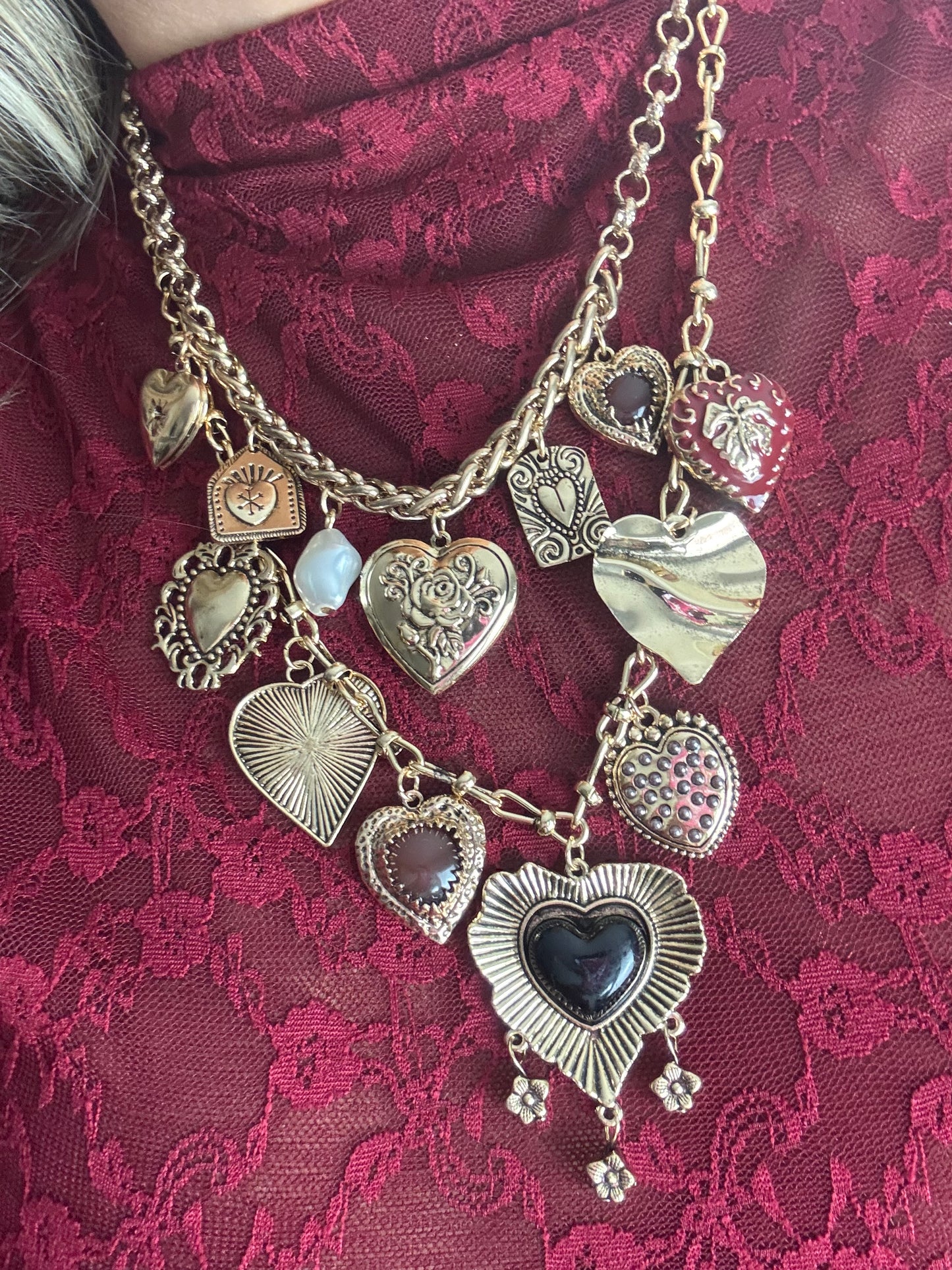 Collar abalorios Love