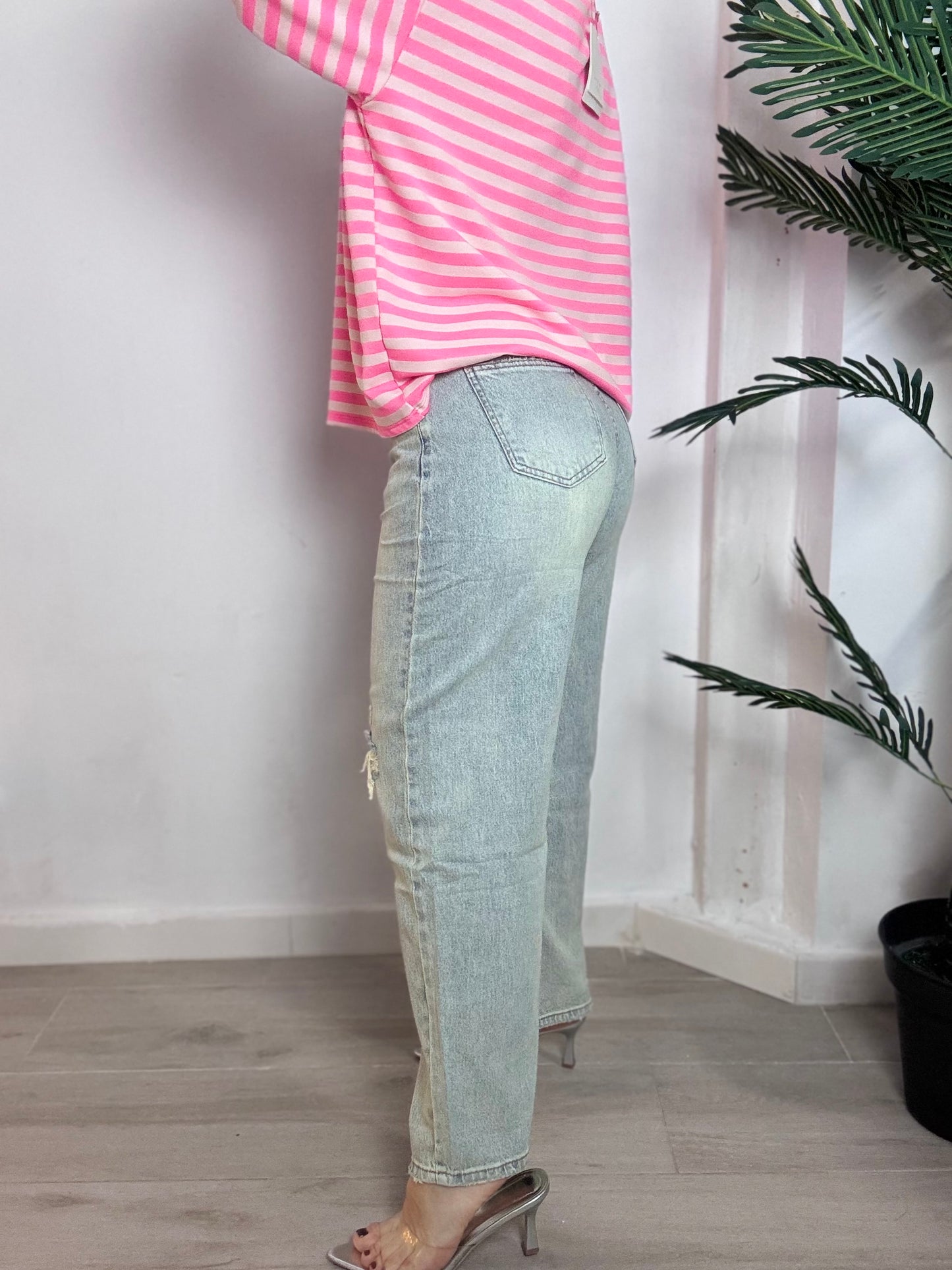 Pantalón vaquero efecto lavado