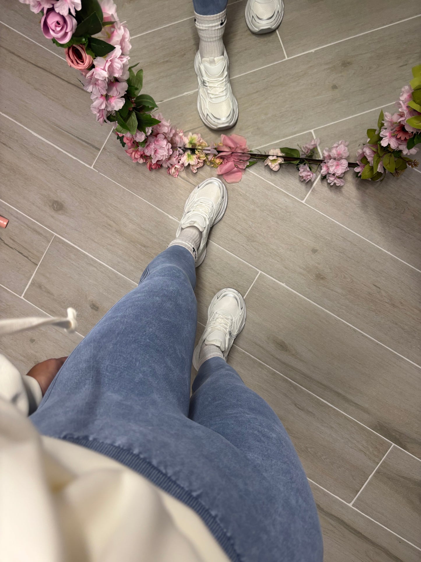 Leggins efecto lavado vaquero