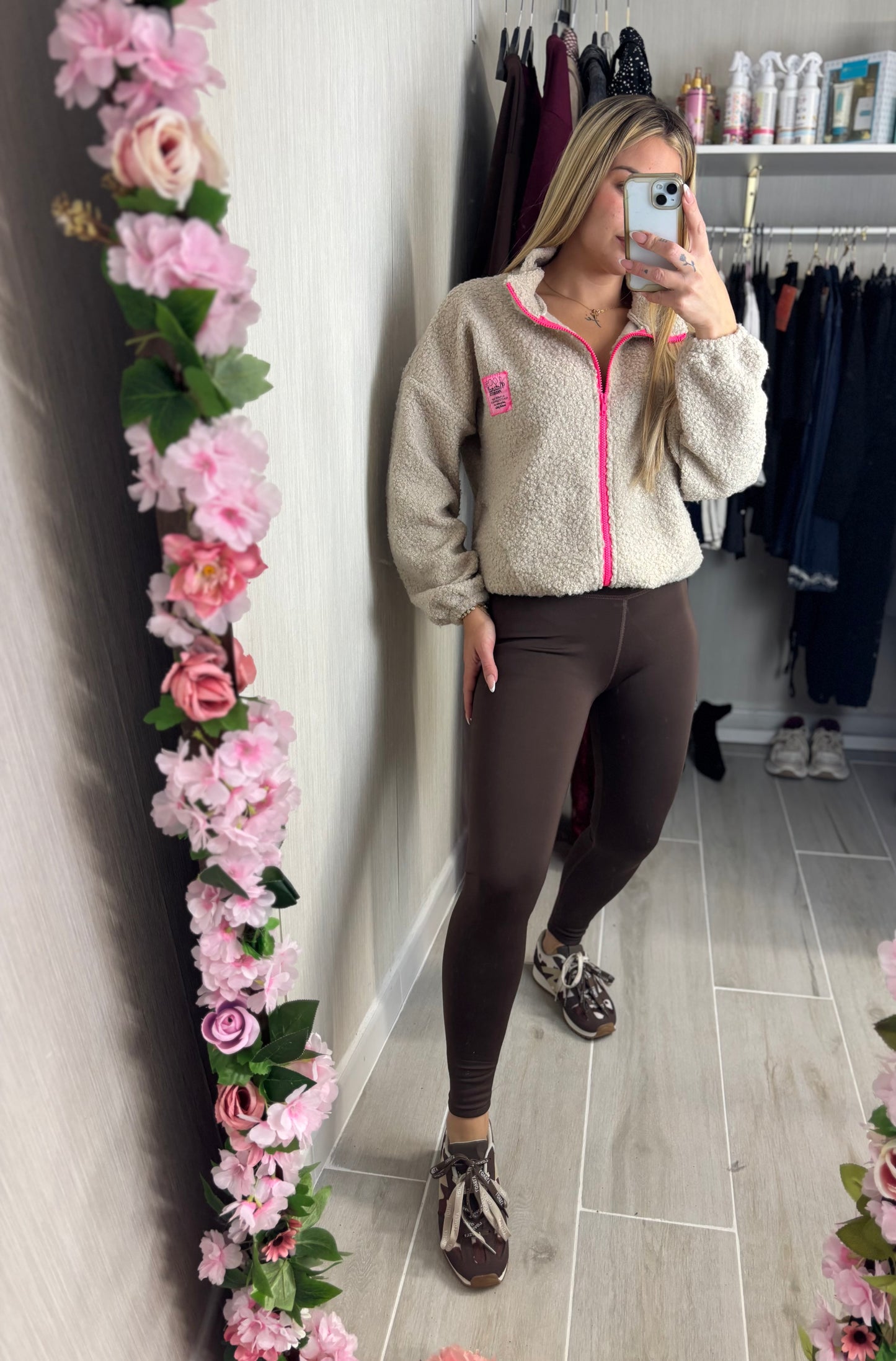 Leggins guante chocolate