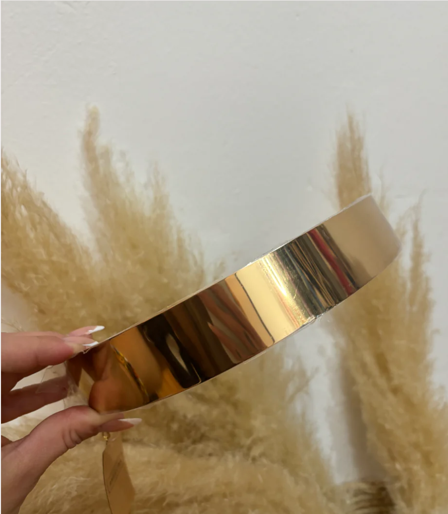 Cinturón fijo dorado