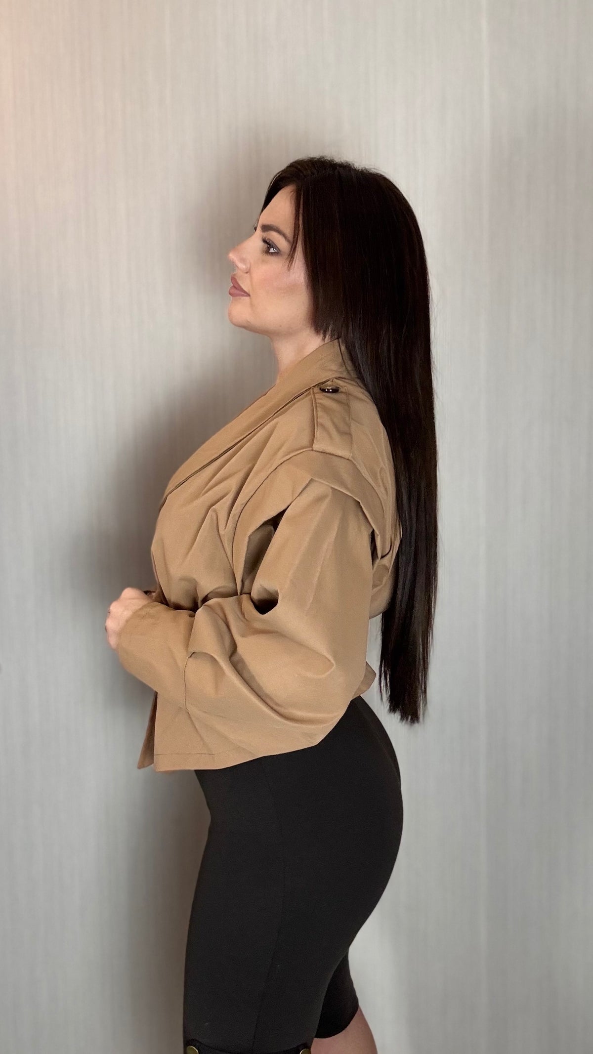 Gabardina Camel