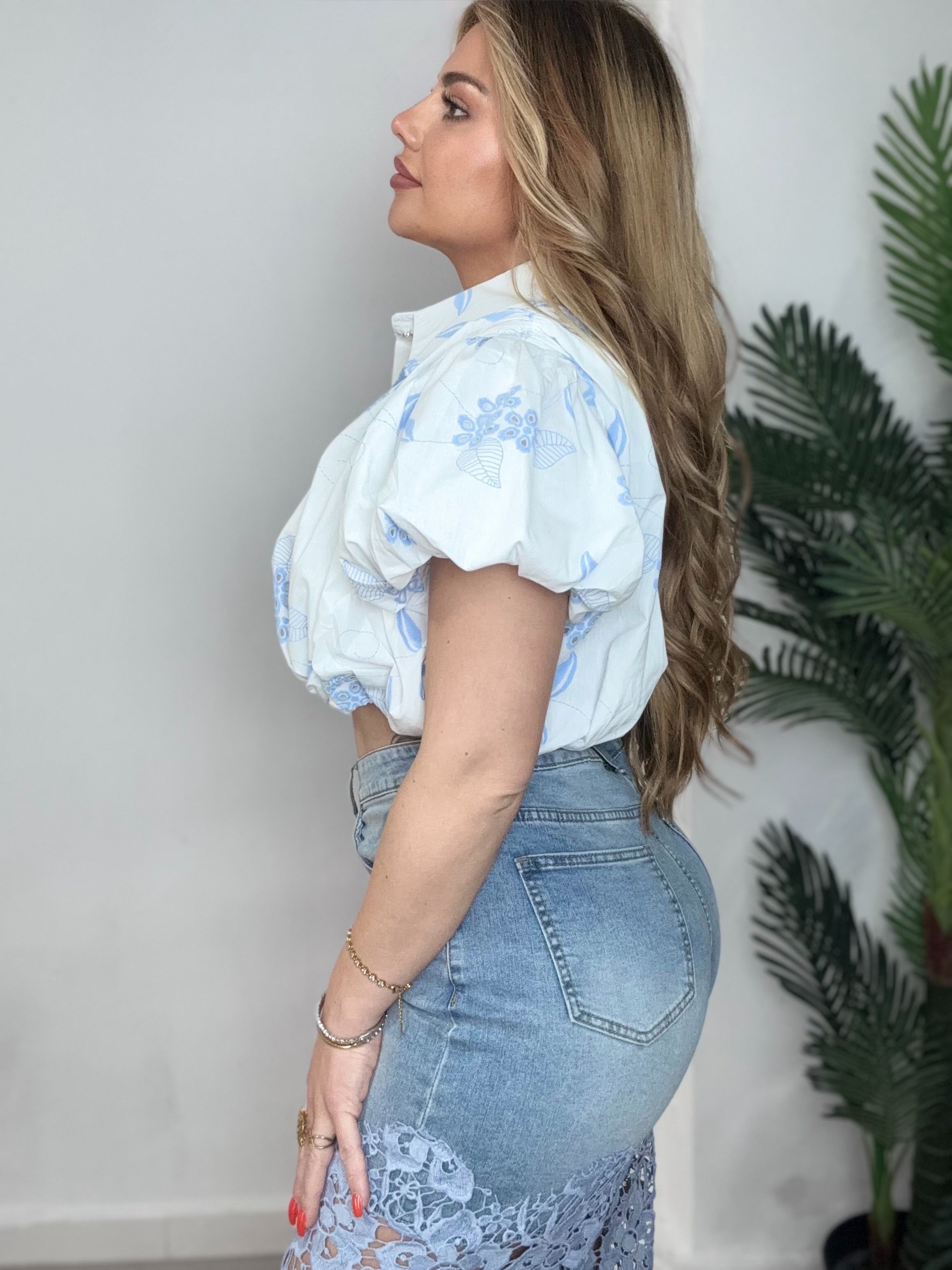 Camisa bordado blanca