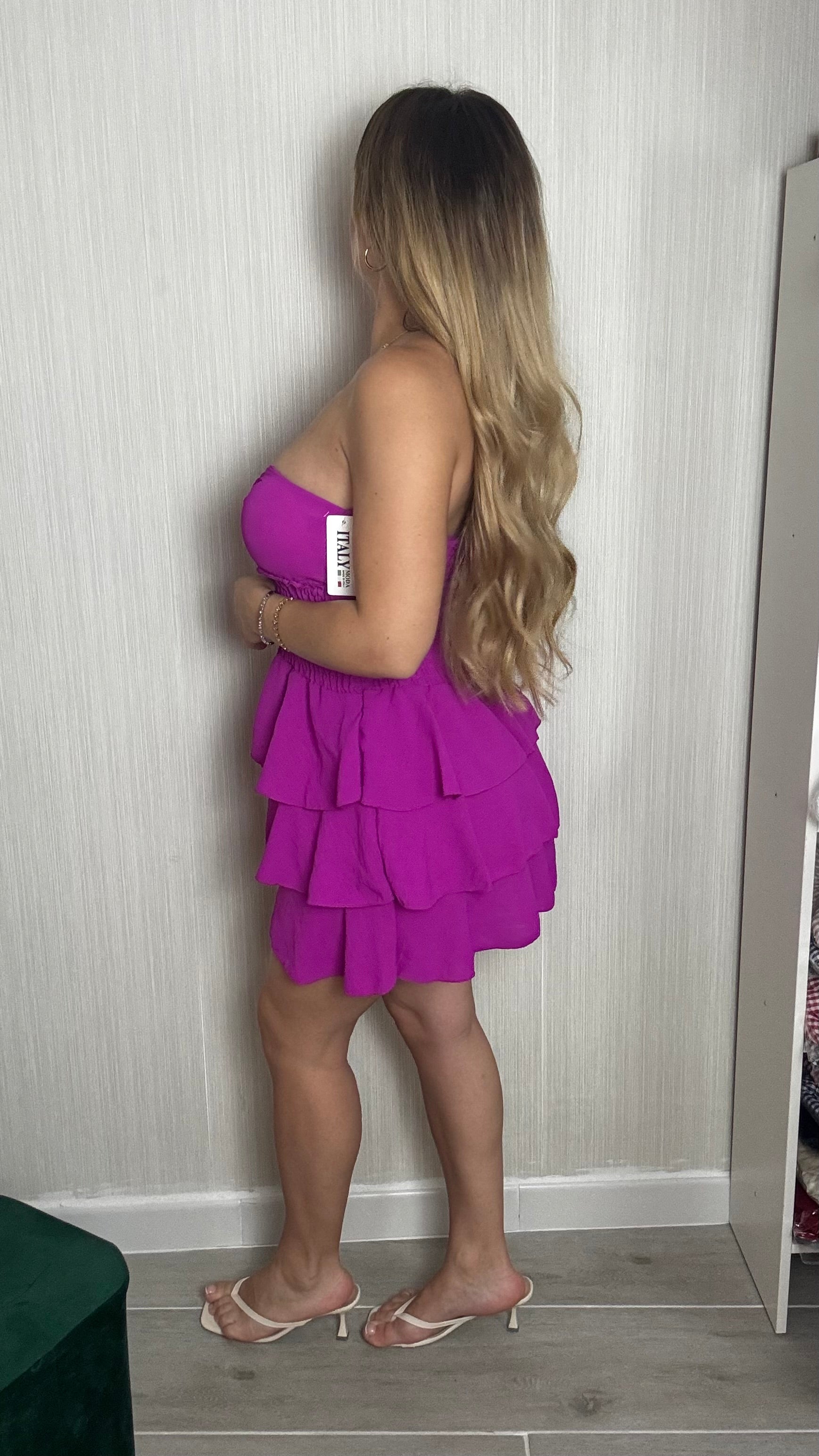 Vestido volantin