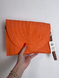 Bolso Rafia Orange