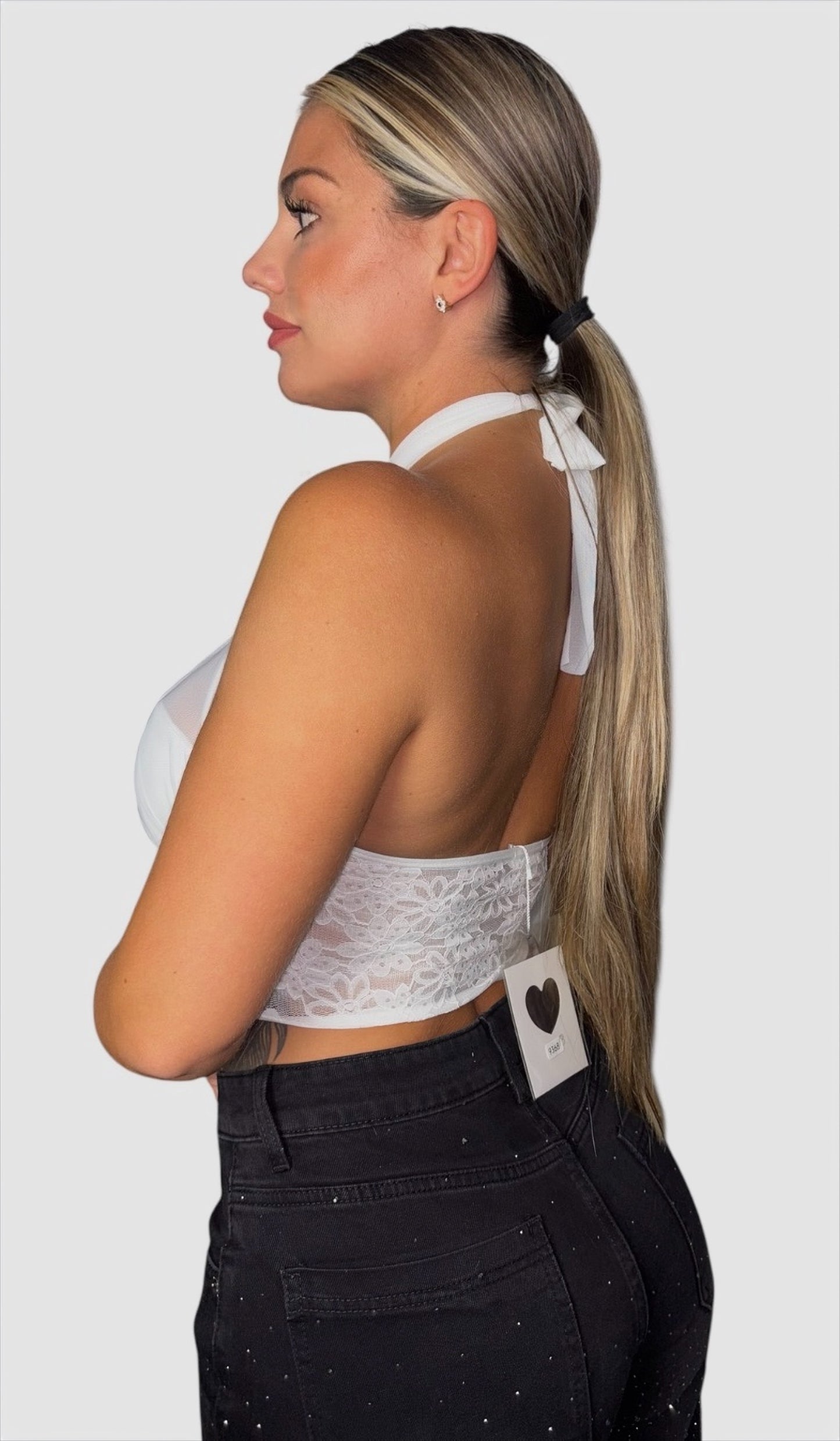 Corset encaje blanco
