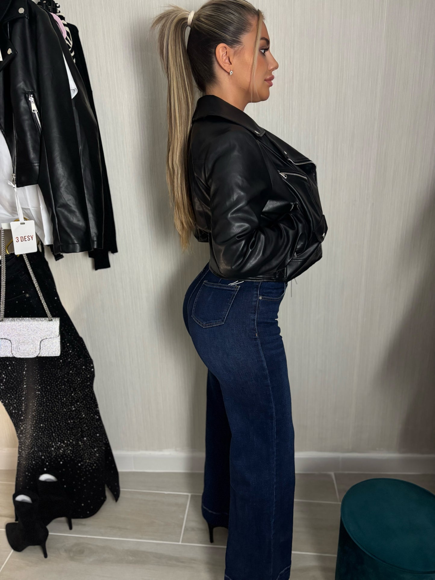 Pantalón denim-Saum