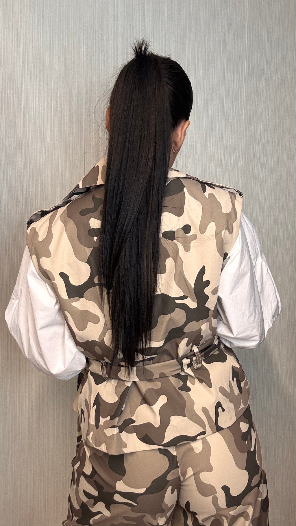 Chaleco camuflaje beige