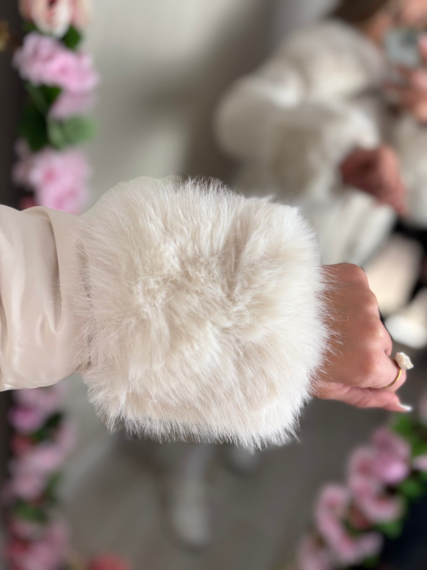 Chaqueta Chanel blanco roto