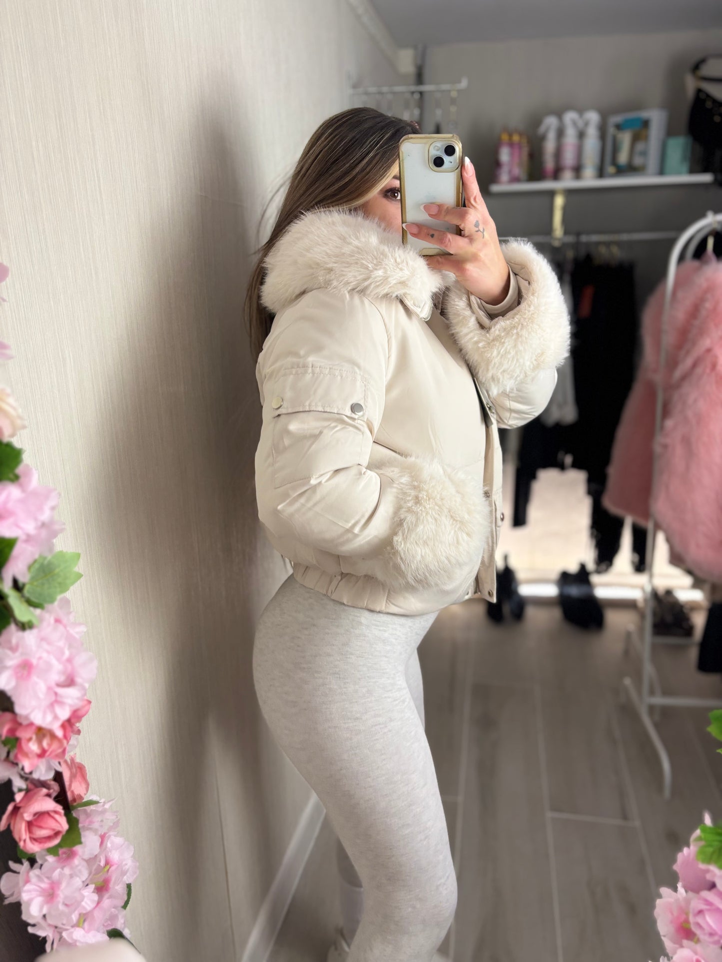 Chaqueta Chanel blanco roto