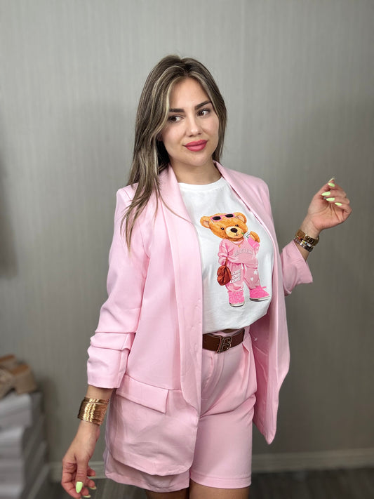 Blazer rosa Barbie