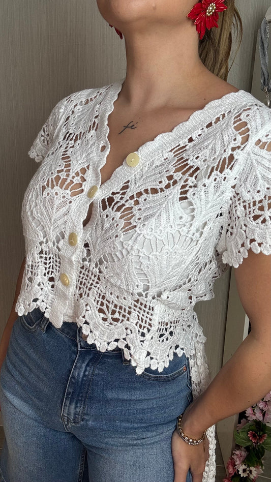 Camiseta encaje