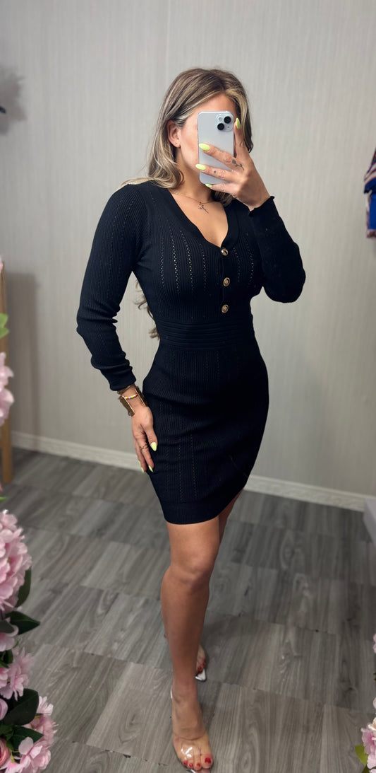 Vestido Punto black