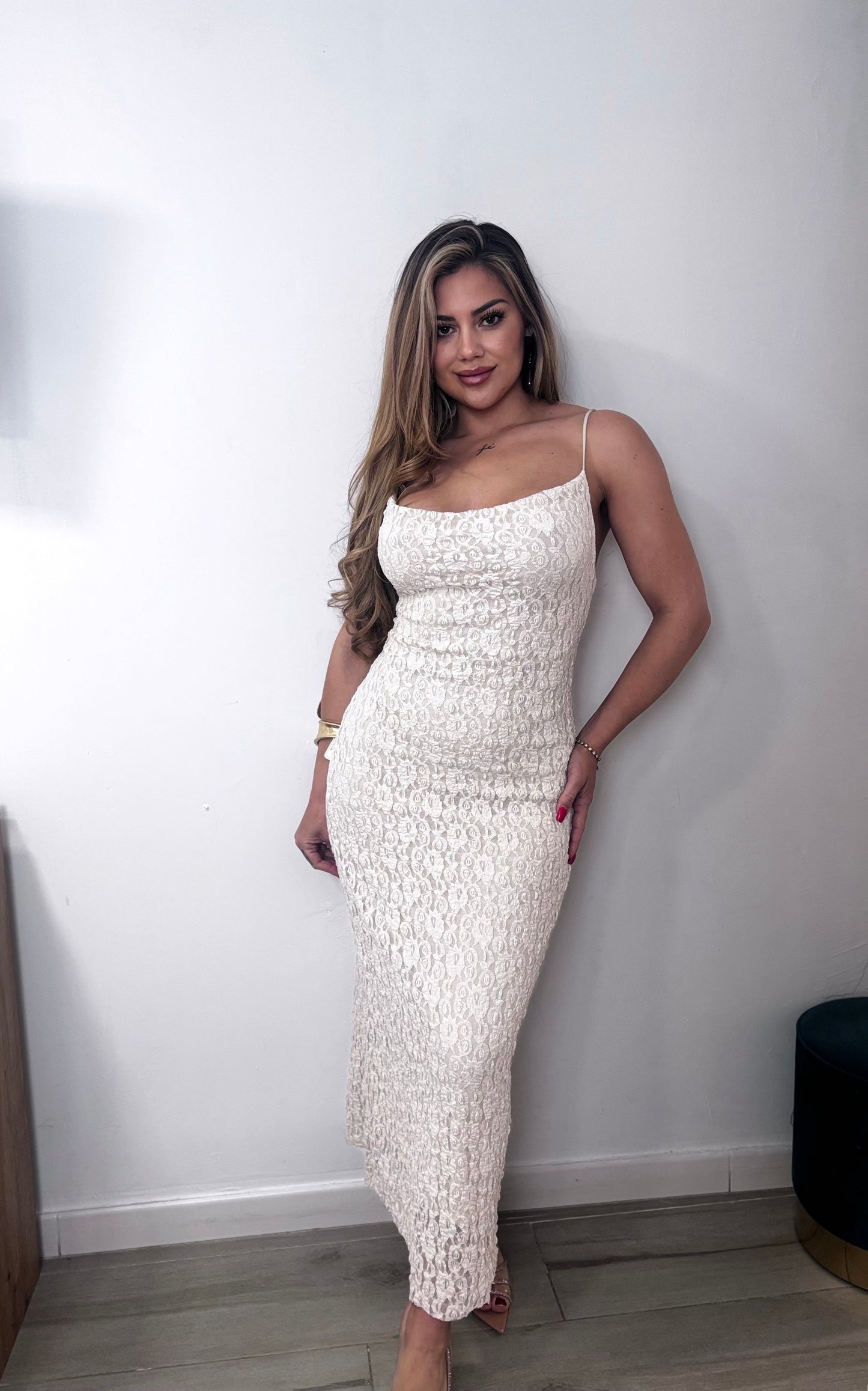 Vestido Inna beige