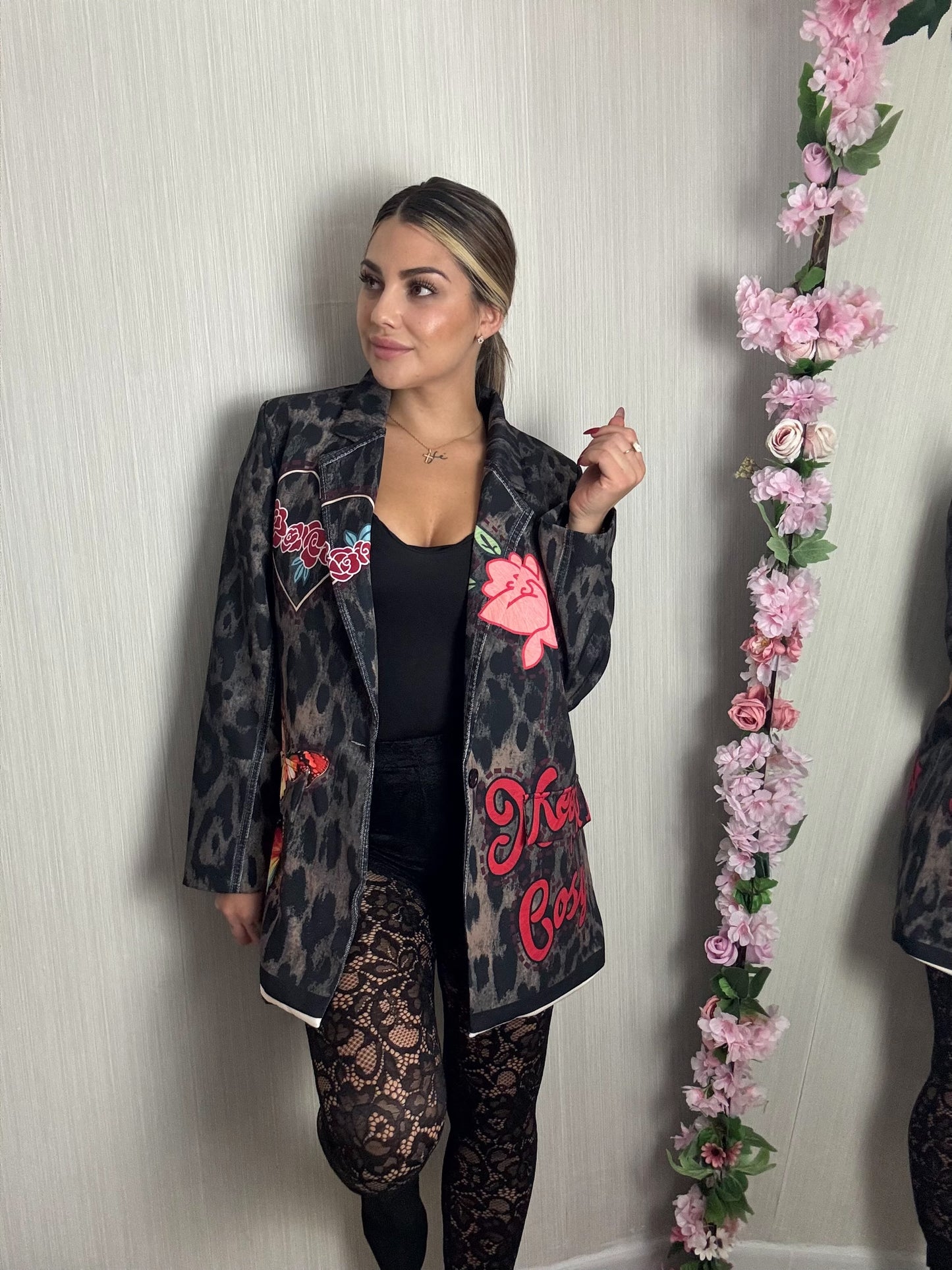 Blazer estampado Lyon