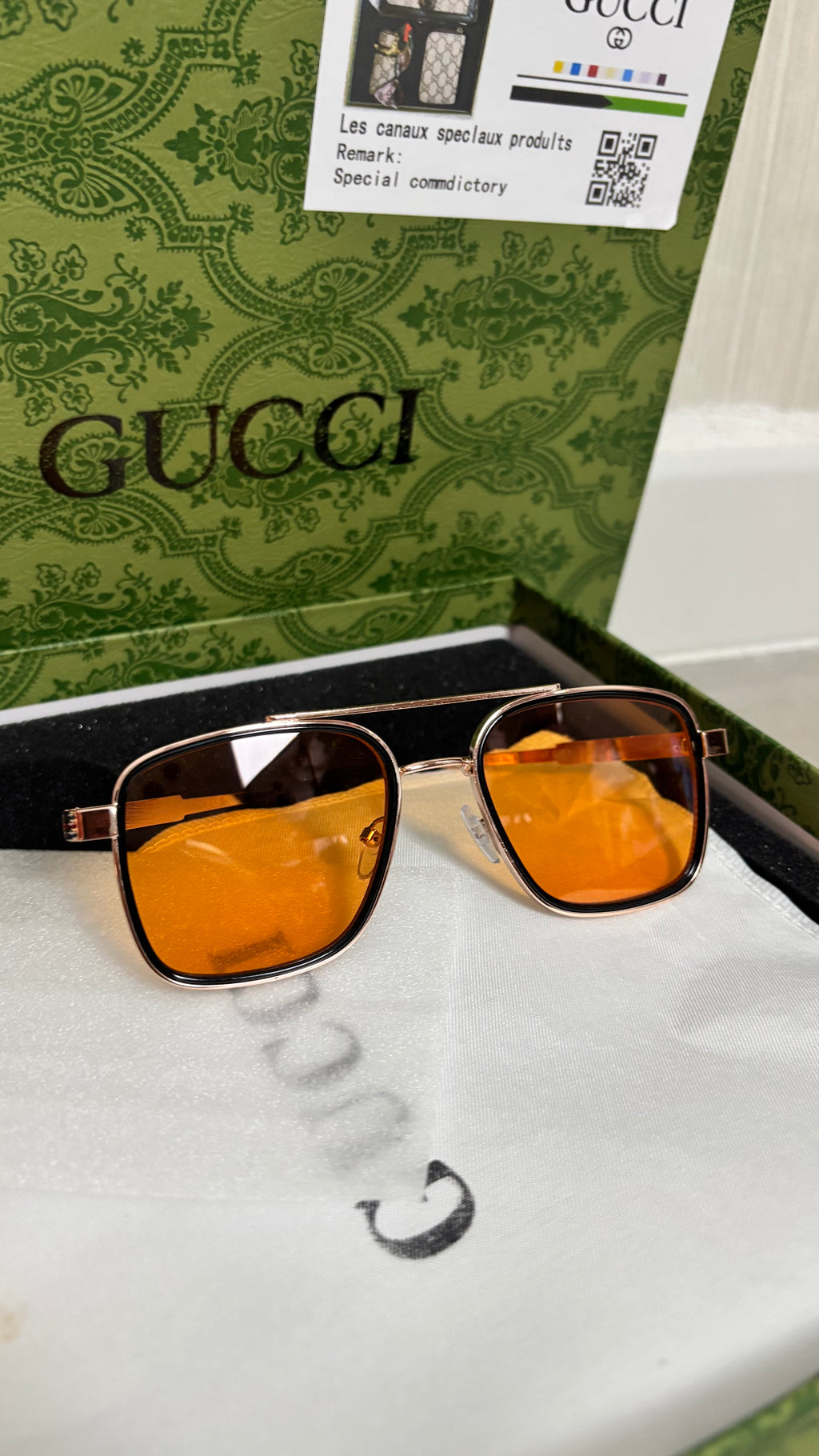 Gafas navigator naranja