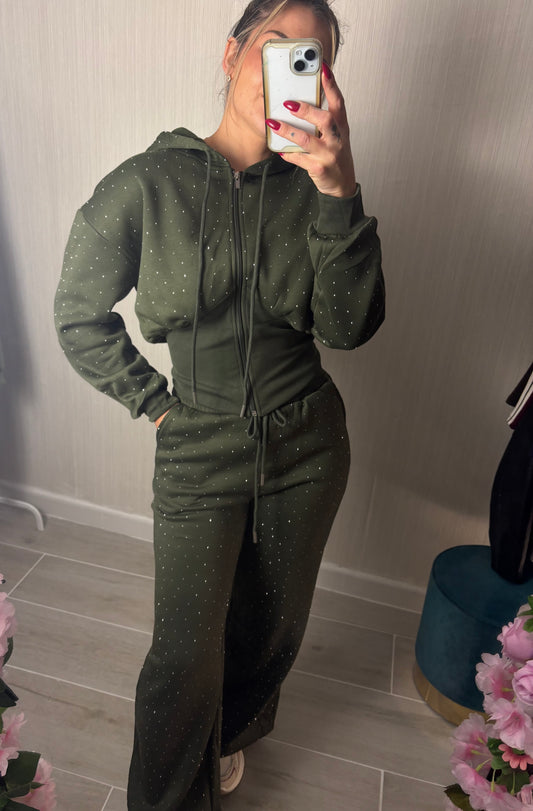 Conjunto brillo verde