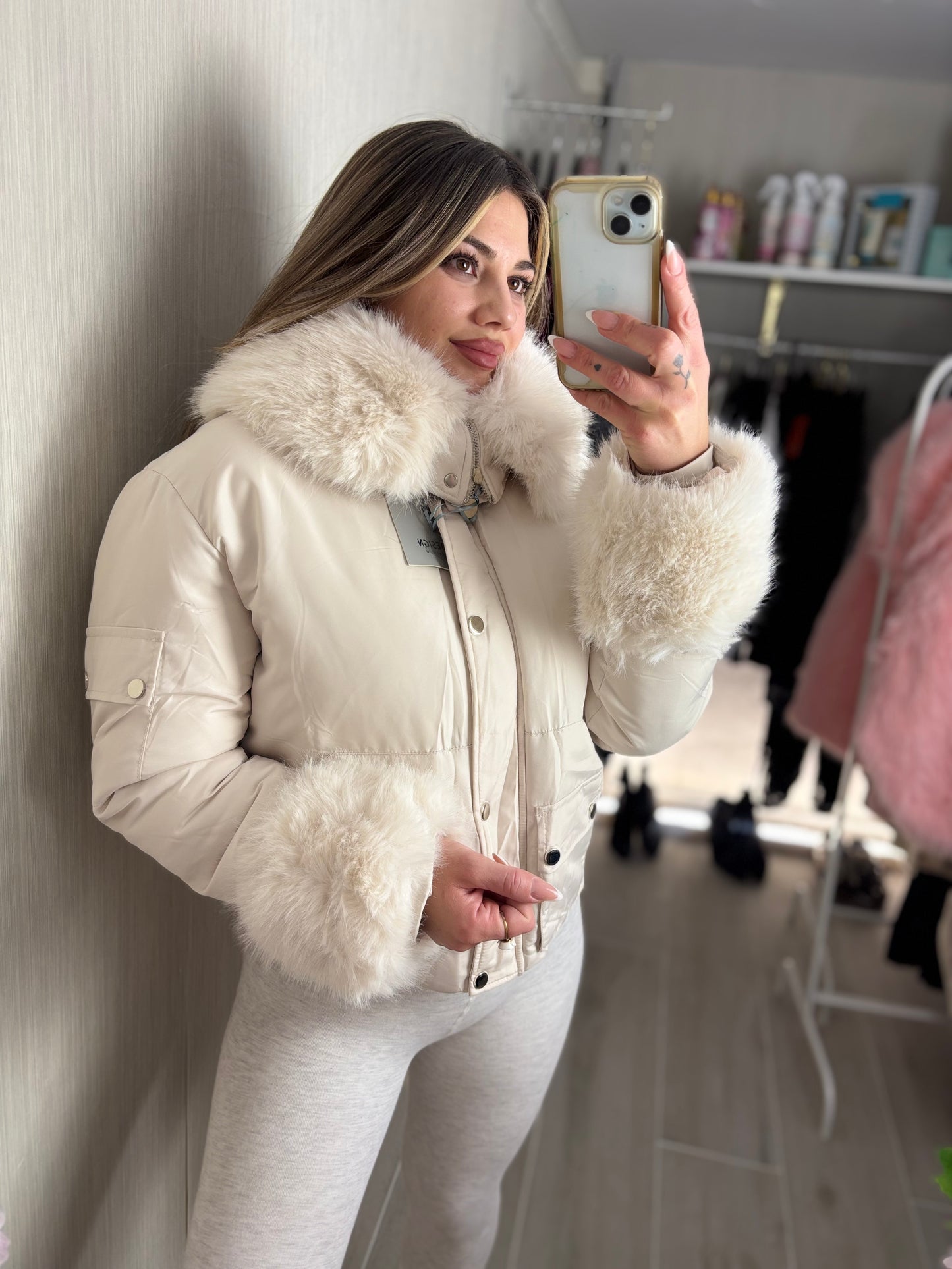 Chaqueta Chanel blanco roto