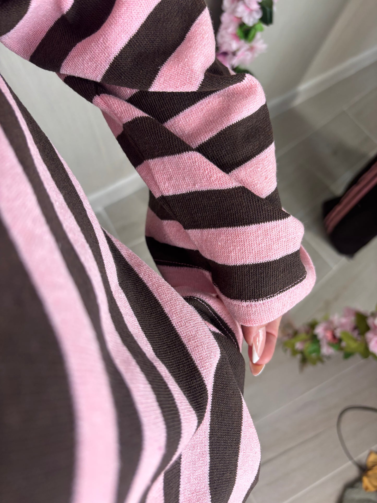 Camiseta punto rayas