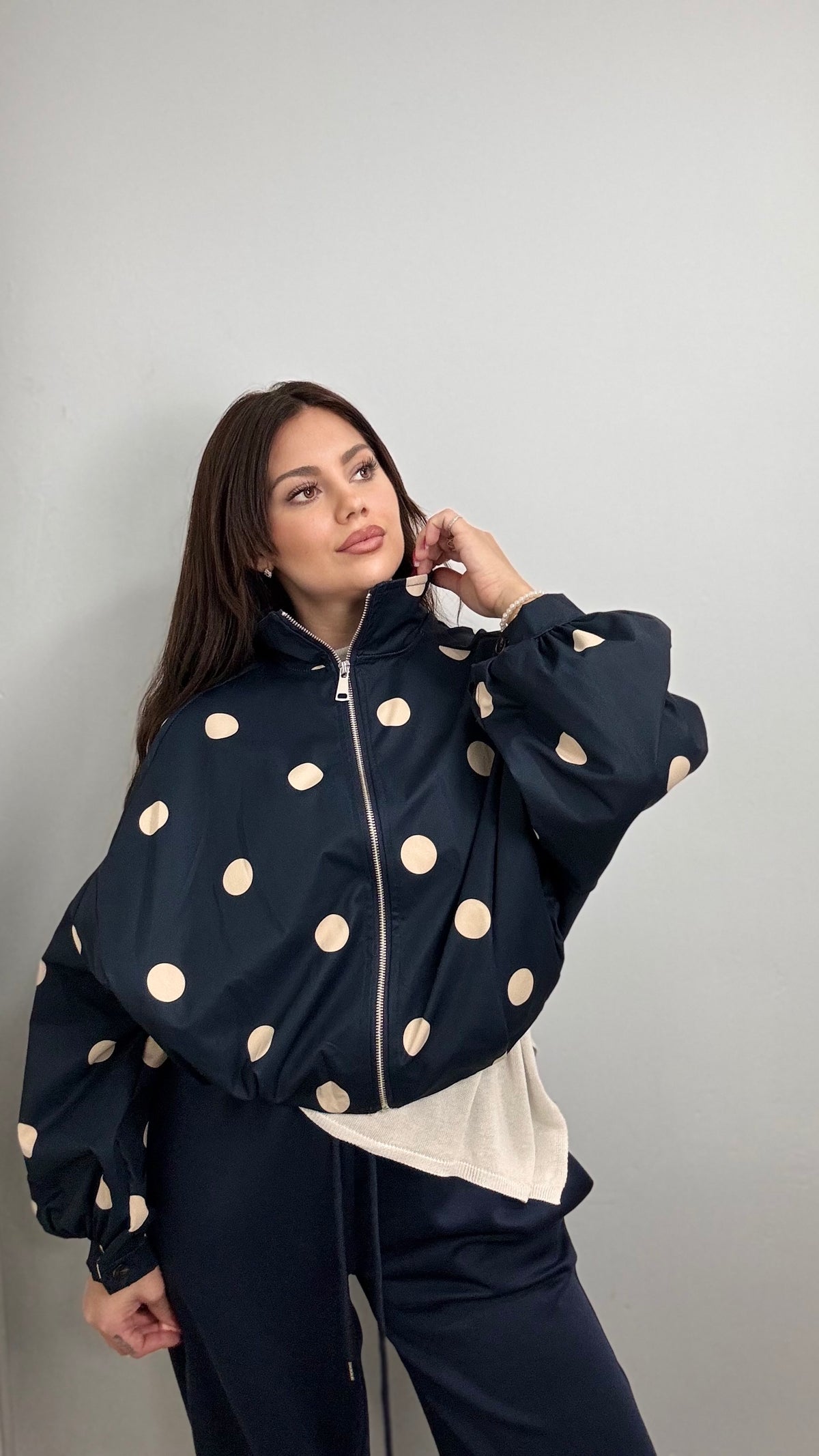 Chaqueta topos marino