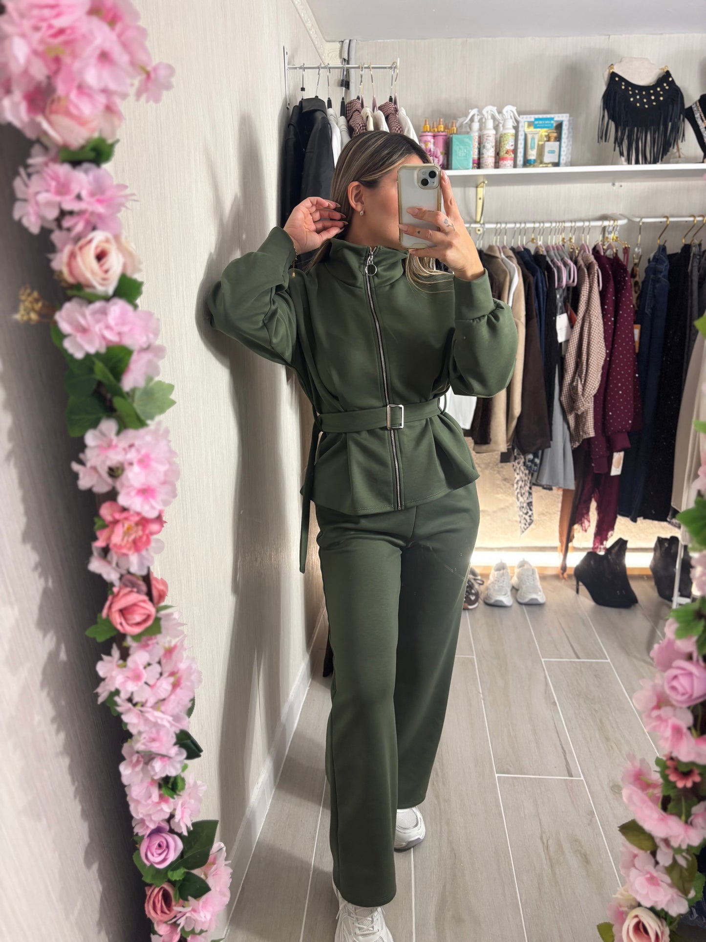 Conjunto Oysh verde caza