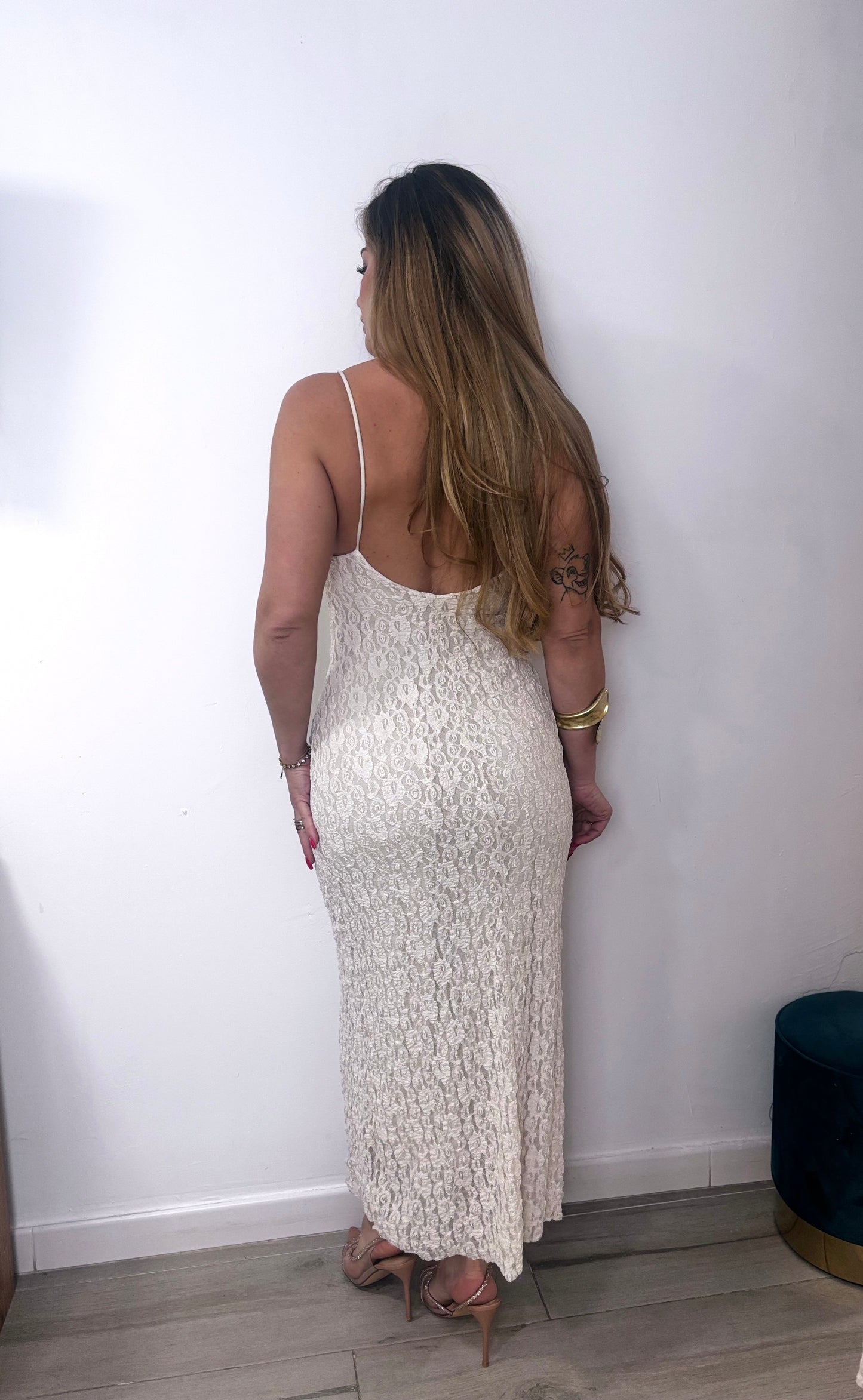 Vestido Inna beige
