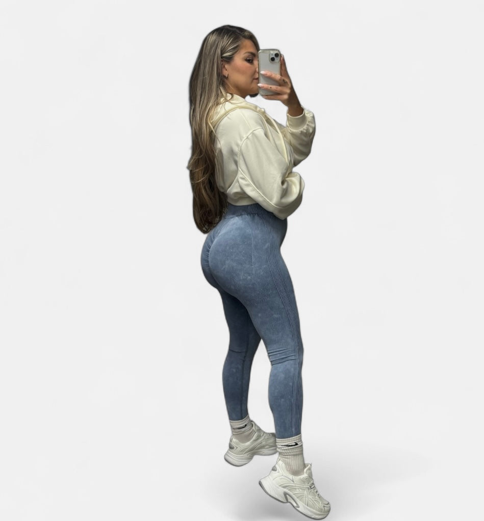 Leggins efecto lavado vaquero