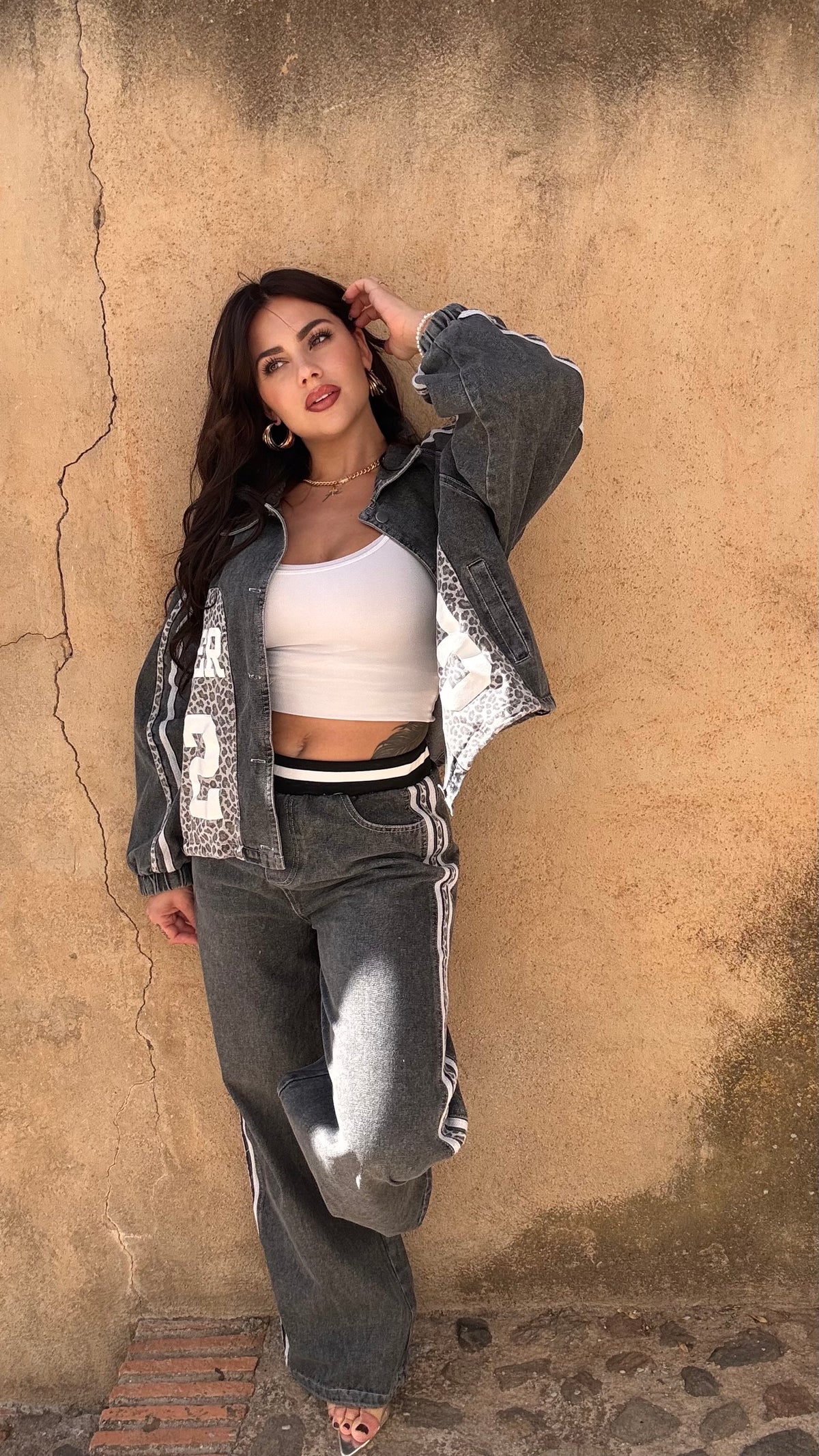 Conjunto Denim oscuro