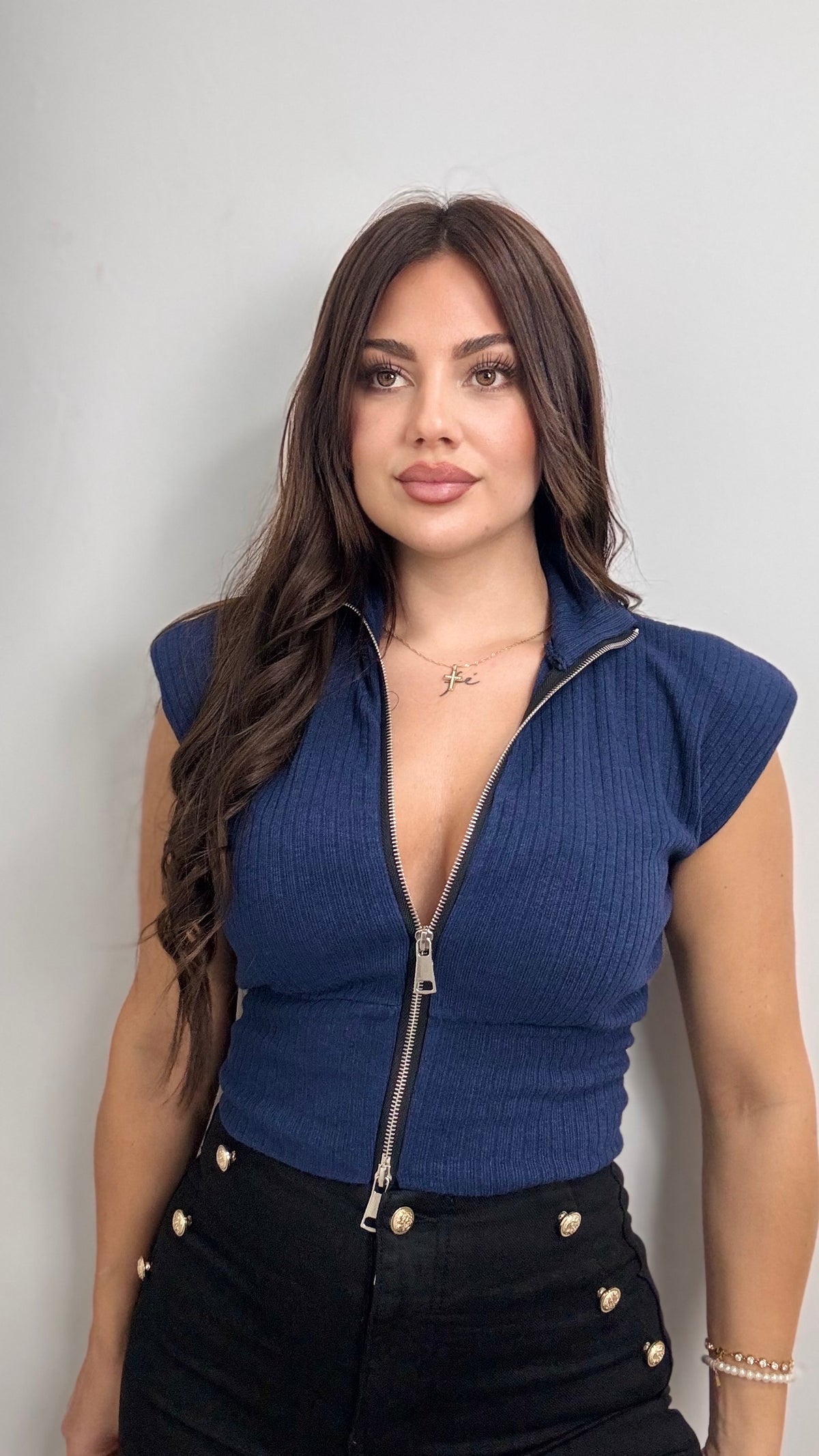 Chaleco azul