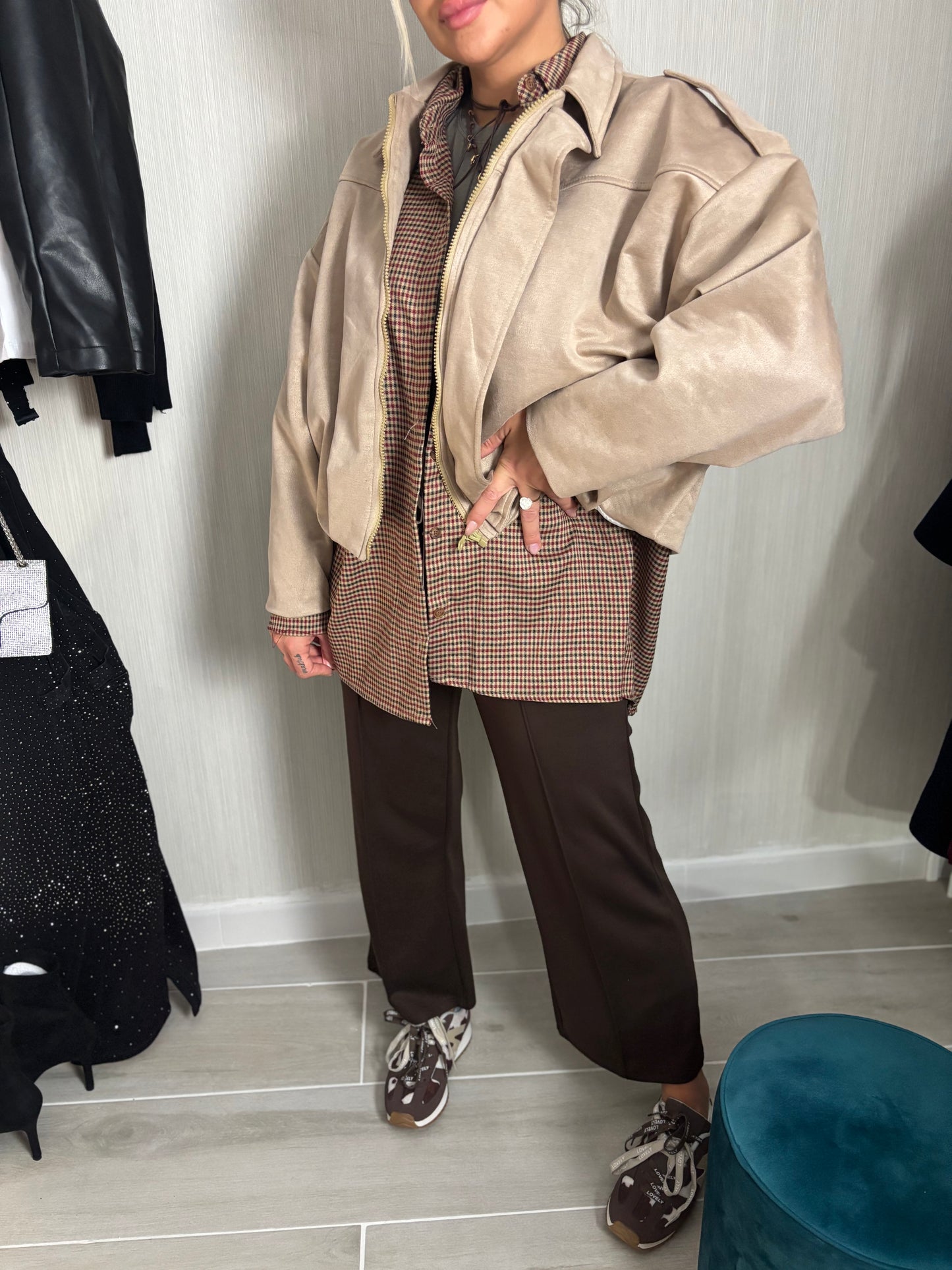 Bomber Antelina beige