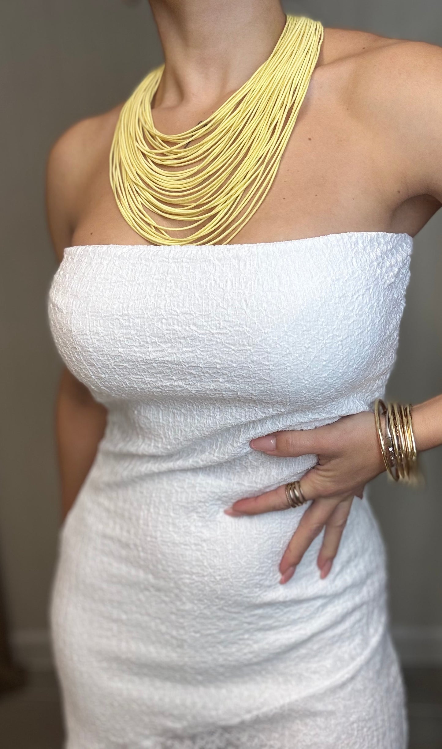 Collar set cuerdas Lima