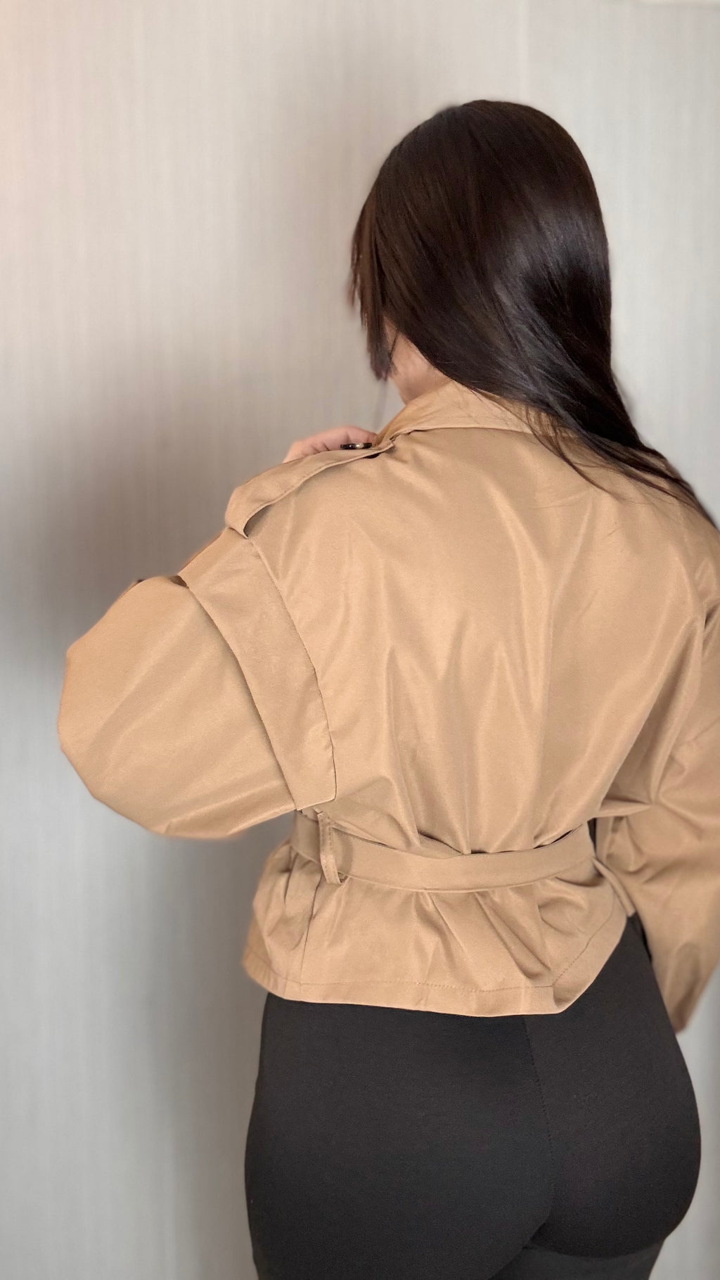 Gabardina Camel