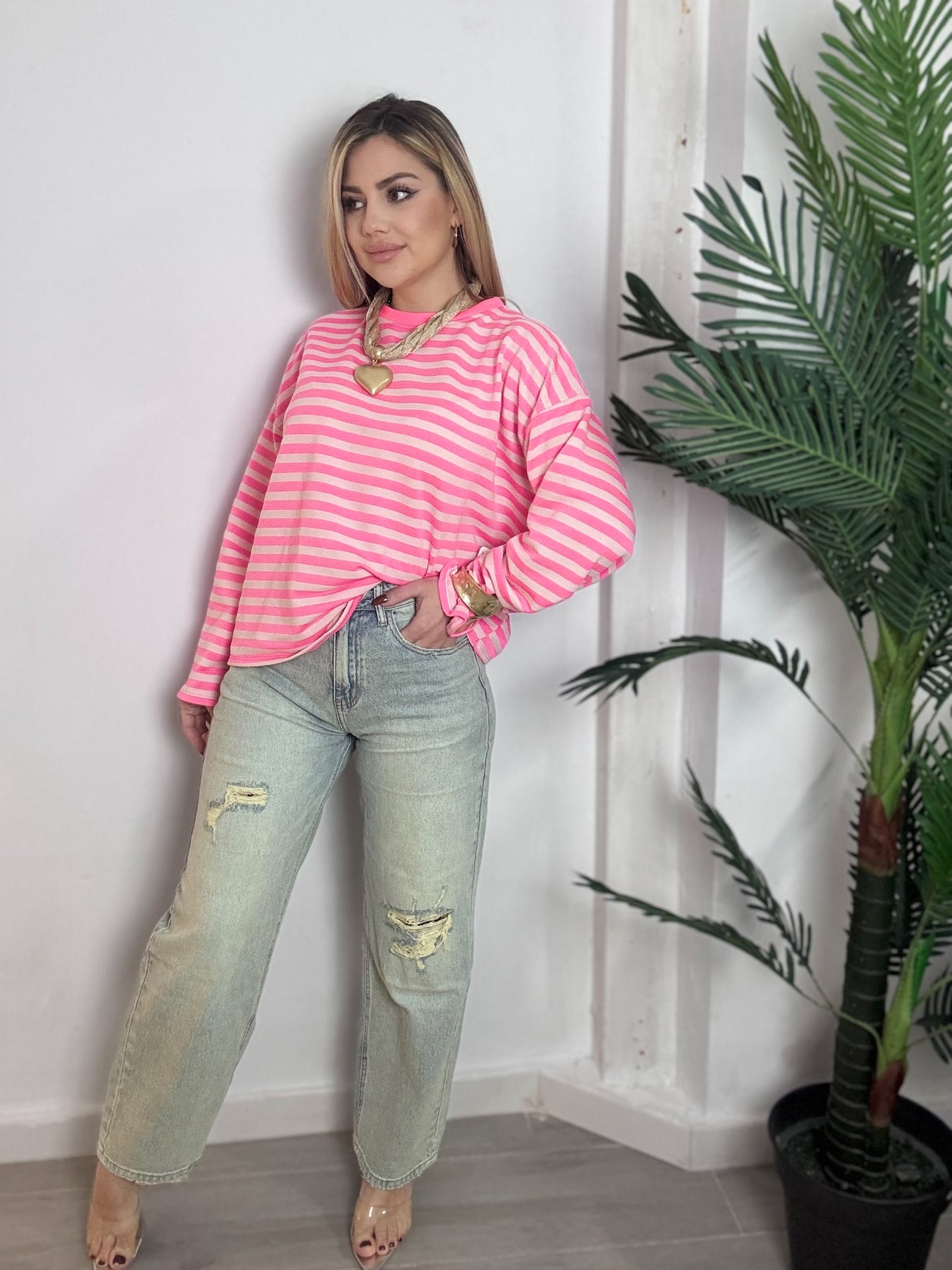 Pantalón vaquero efecto lavado