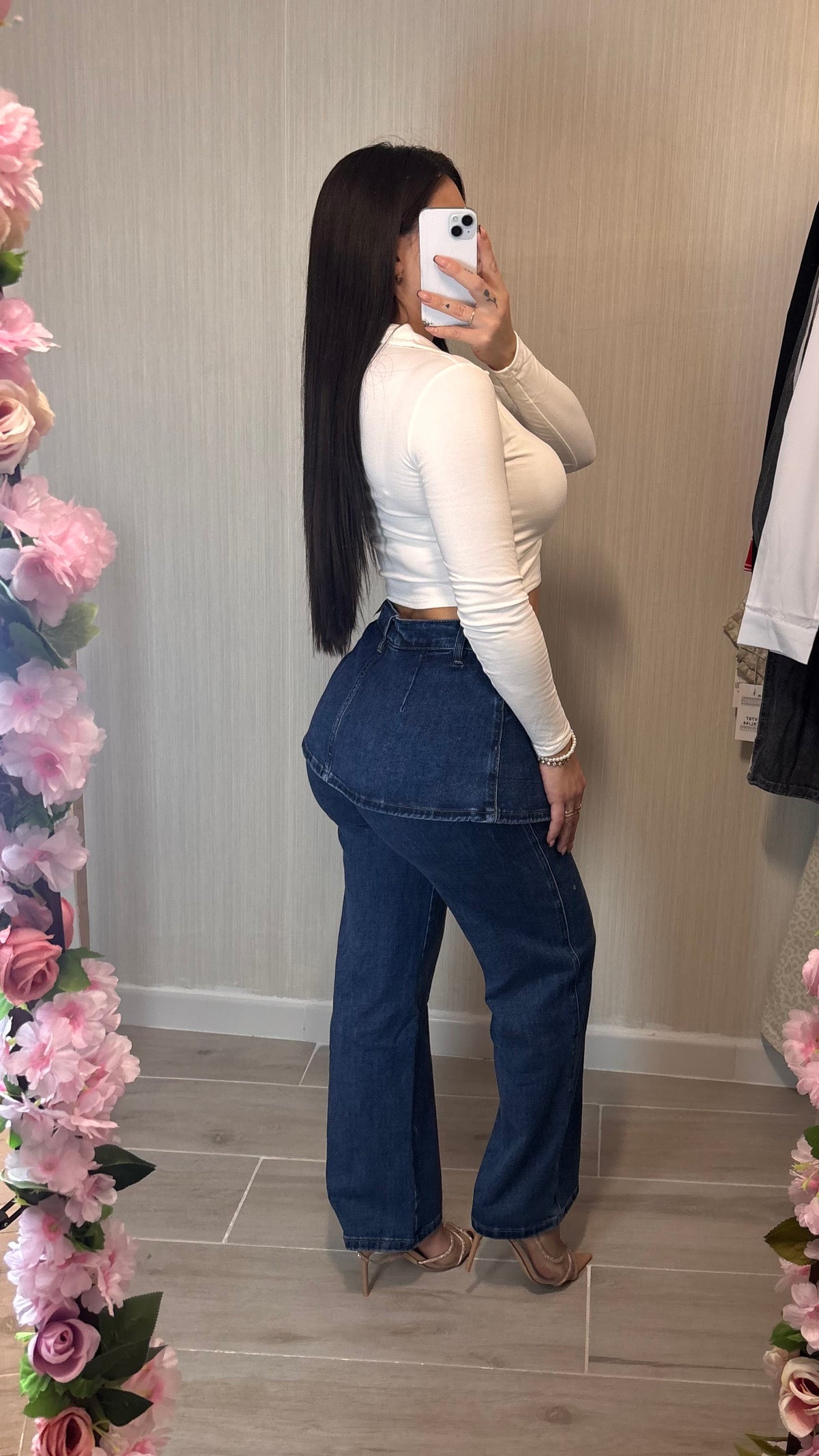 Pantalón denim Falda