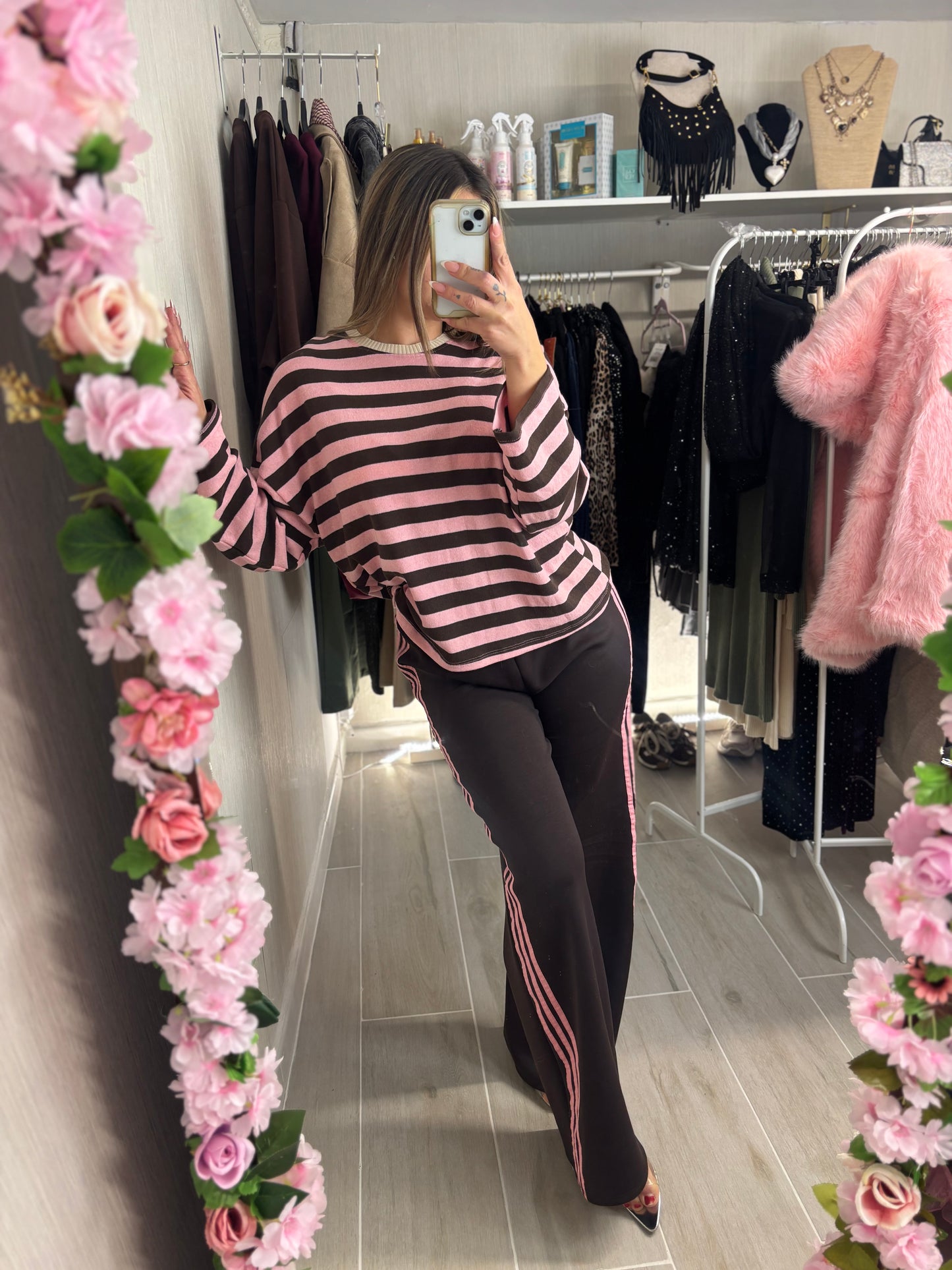 Camiseta punto rayas