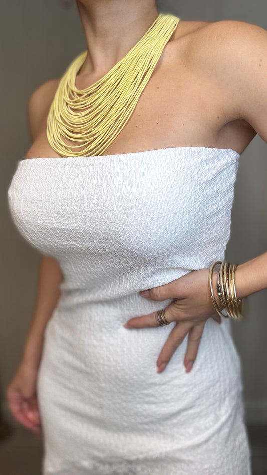 Collar set cuerdas Lima