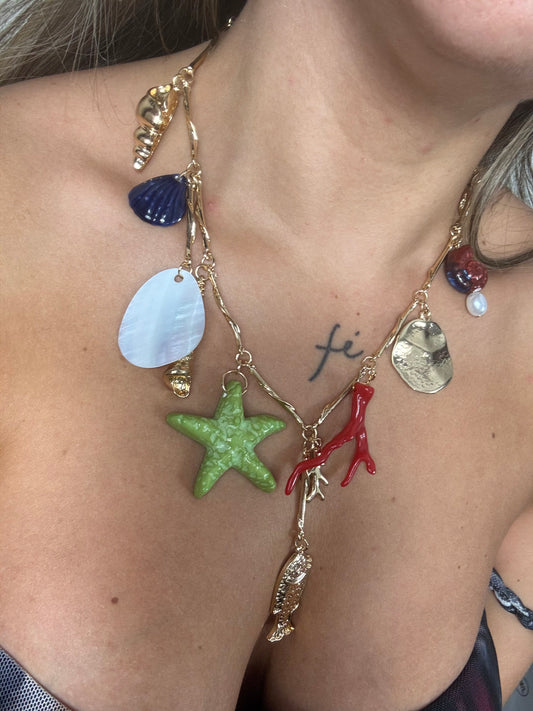 Collar Summer coral
