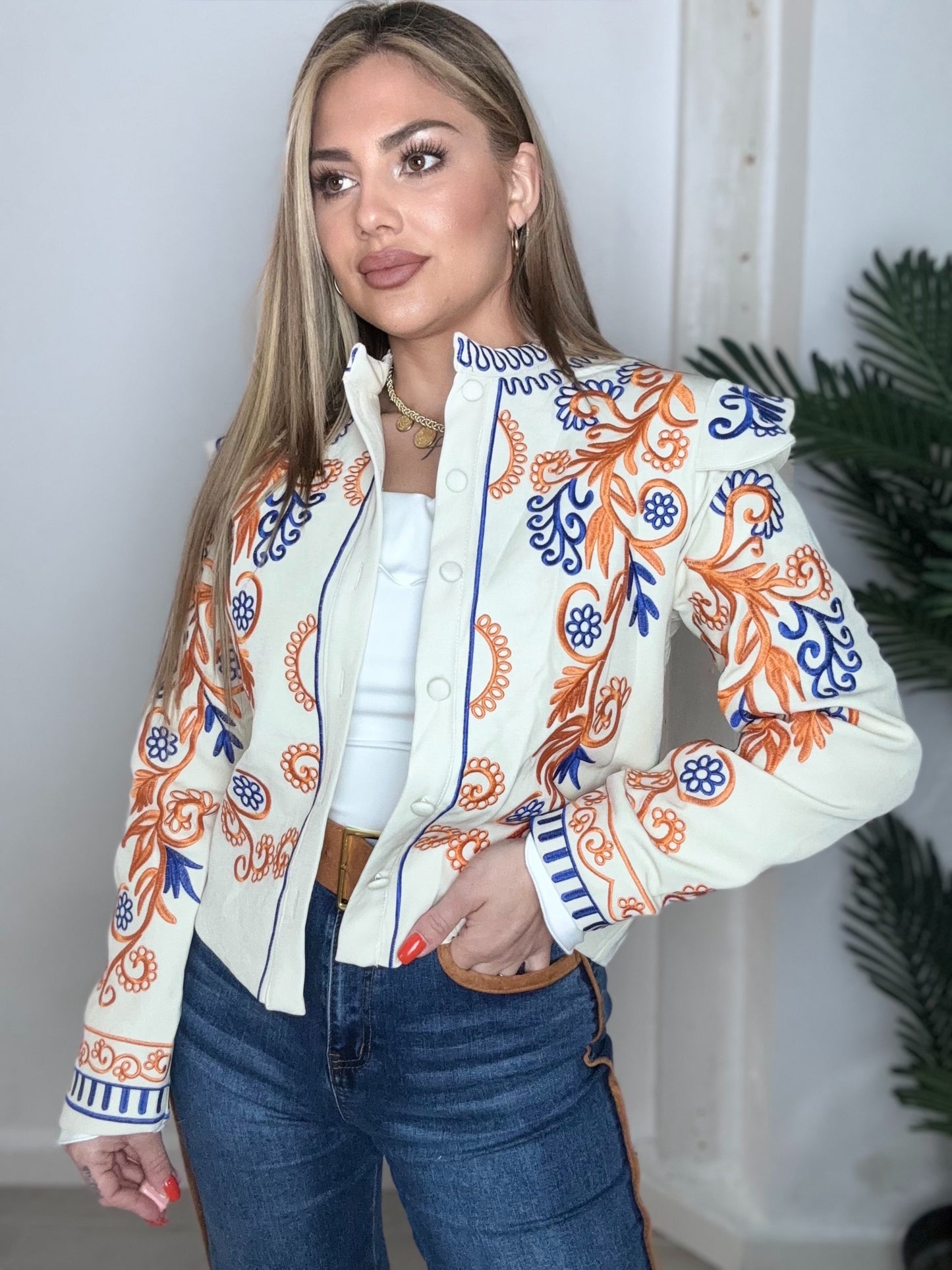 Chaqueta Exclusiva Bordado