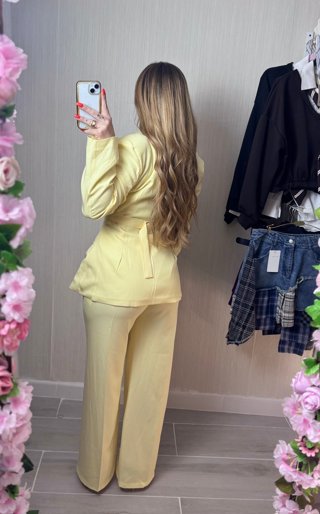 Conjunto Corsé limón
