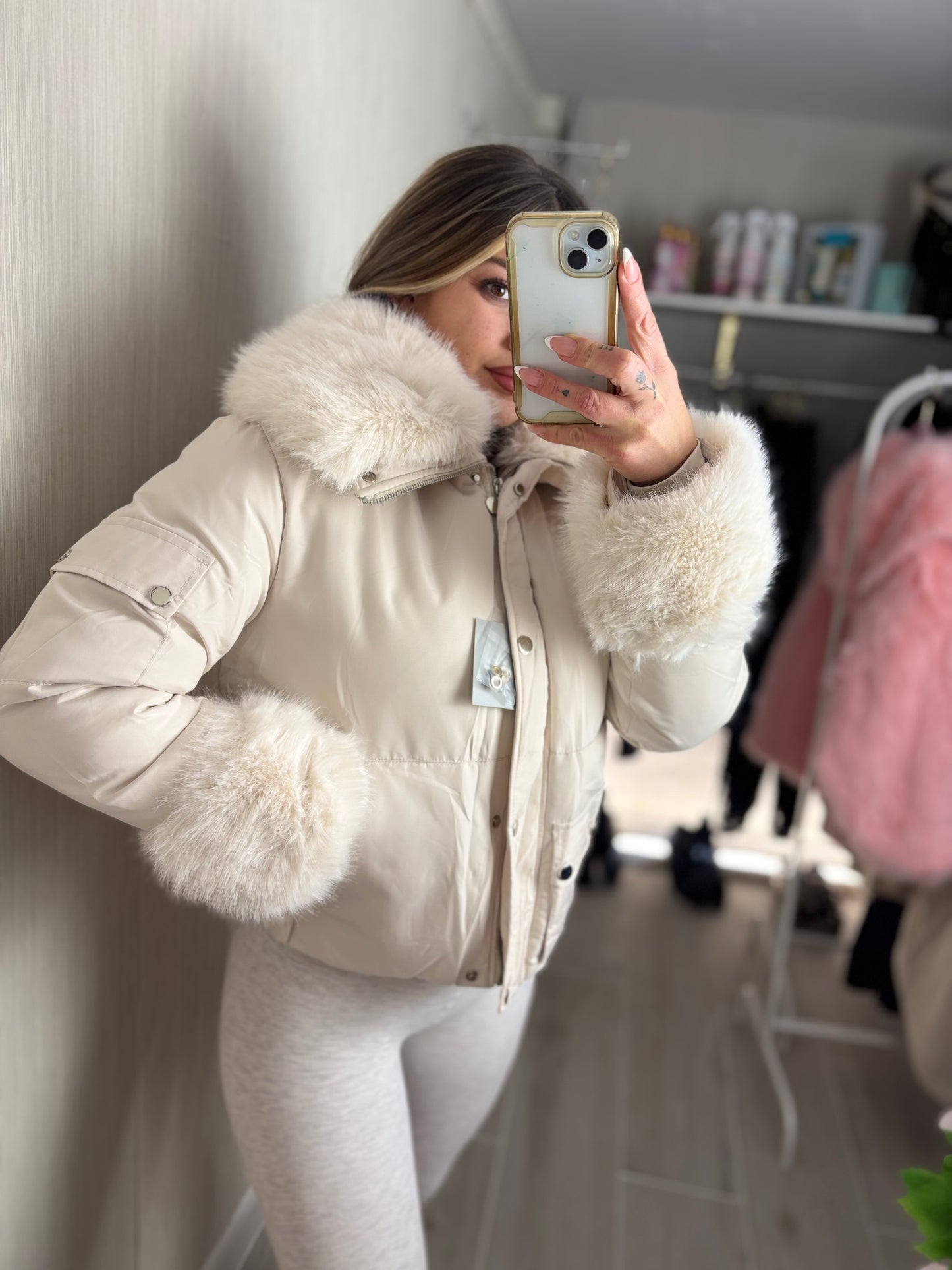 Chaqueta Chanel blanco roto
