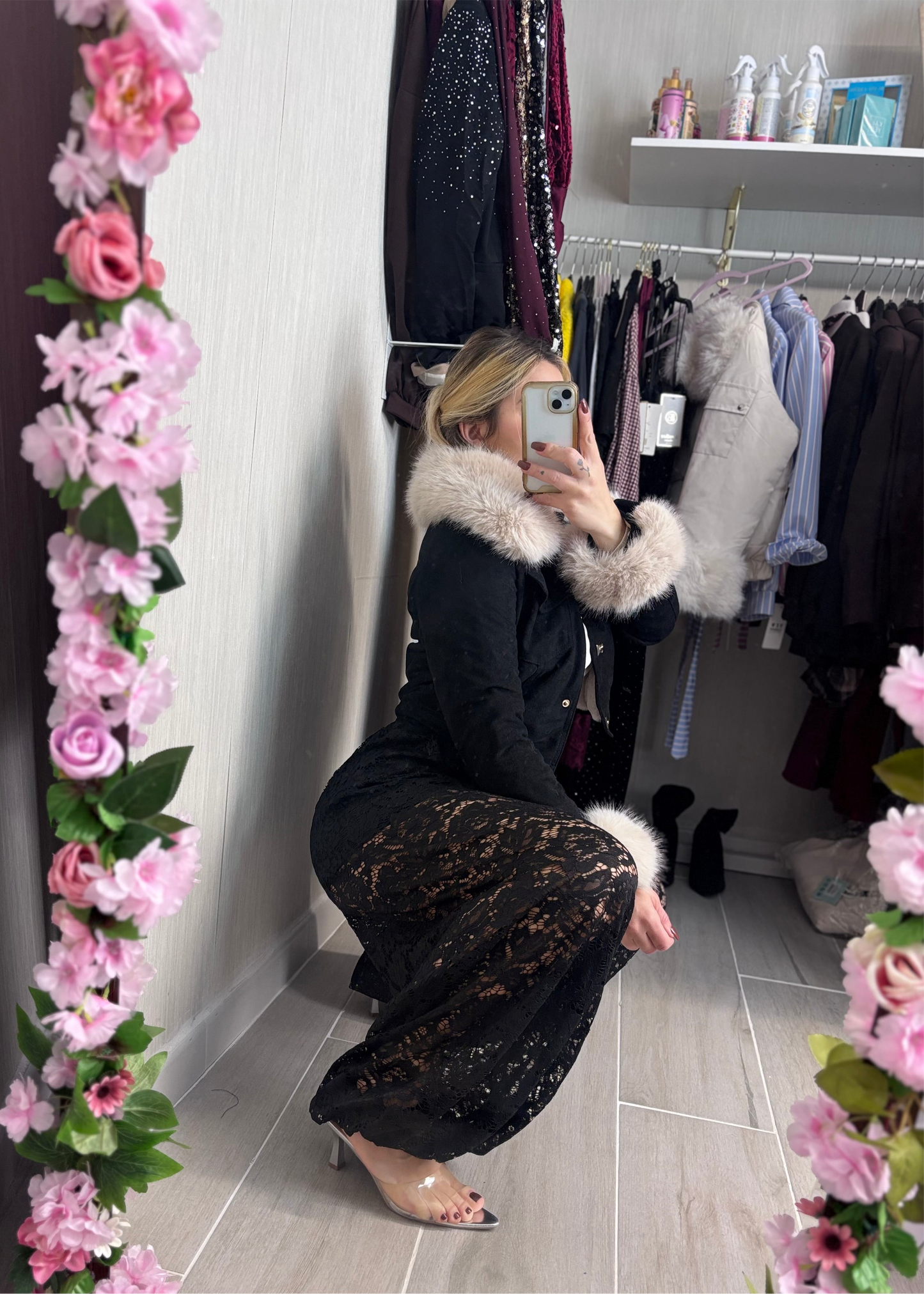 Pantalón encaje black