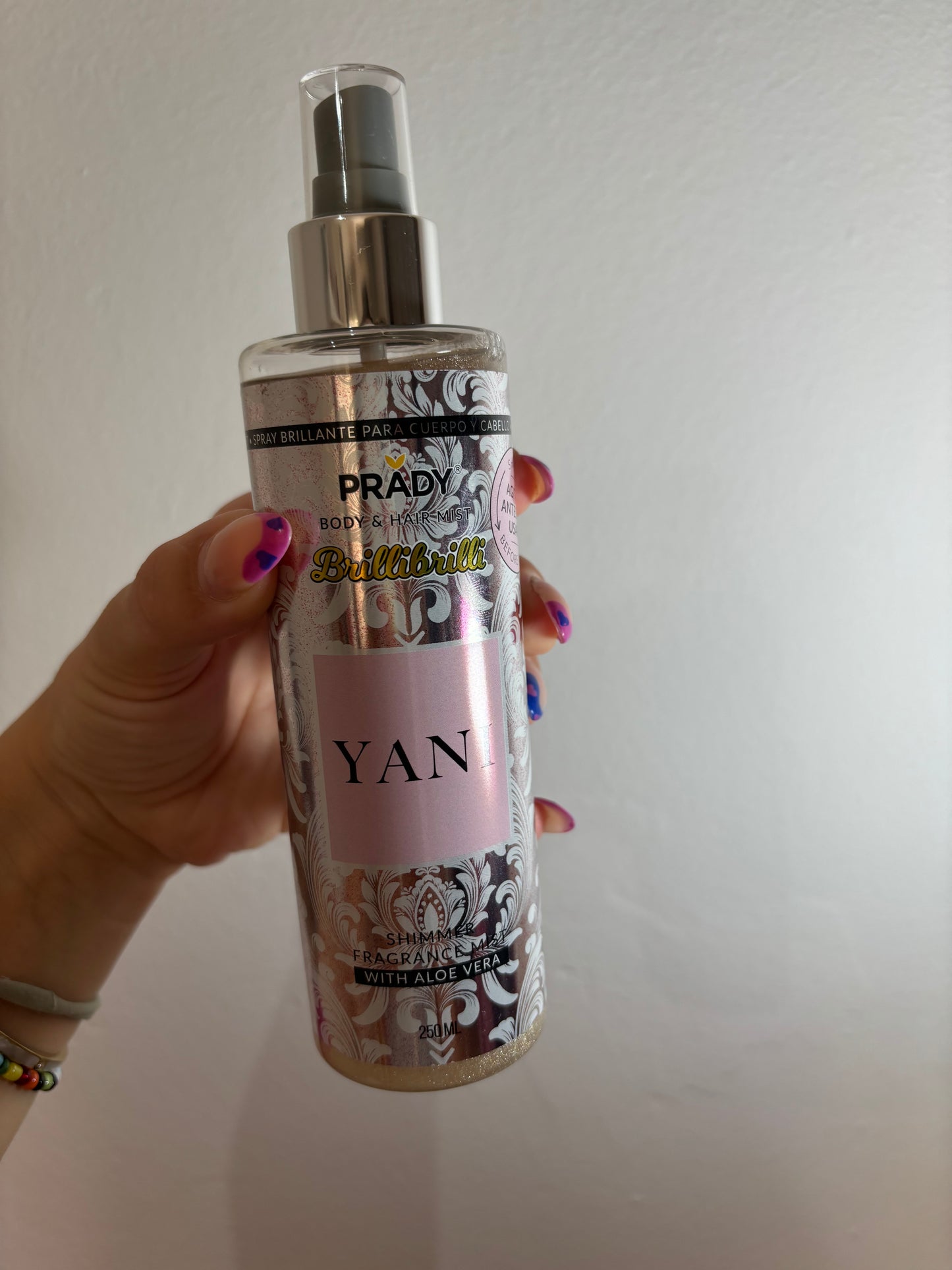 Body splash brilli yani