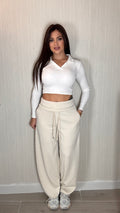 Pantalón casual beige