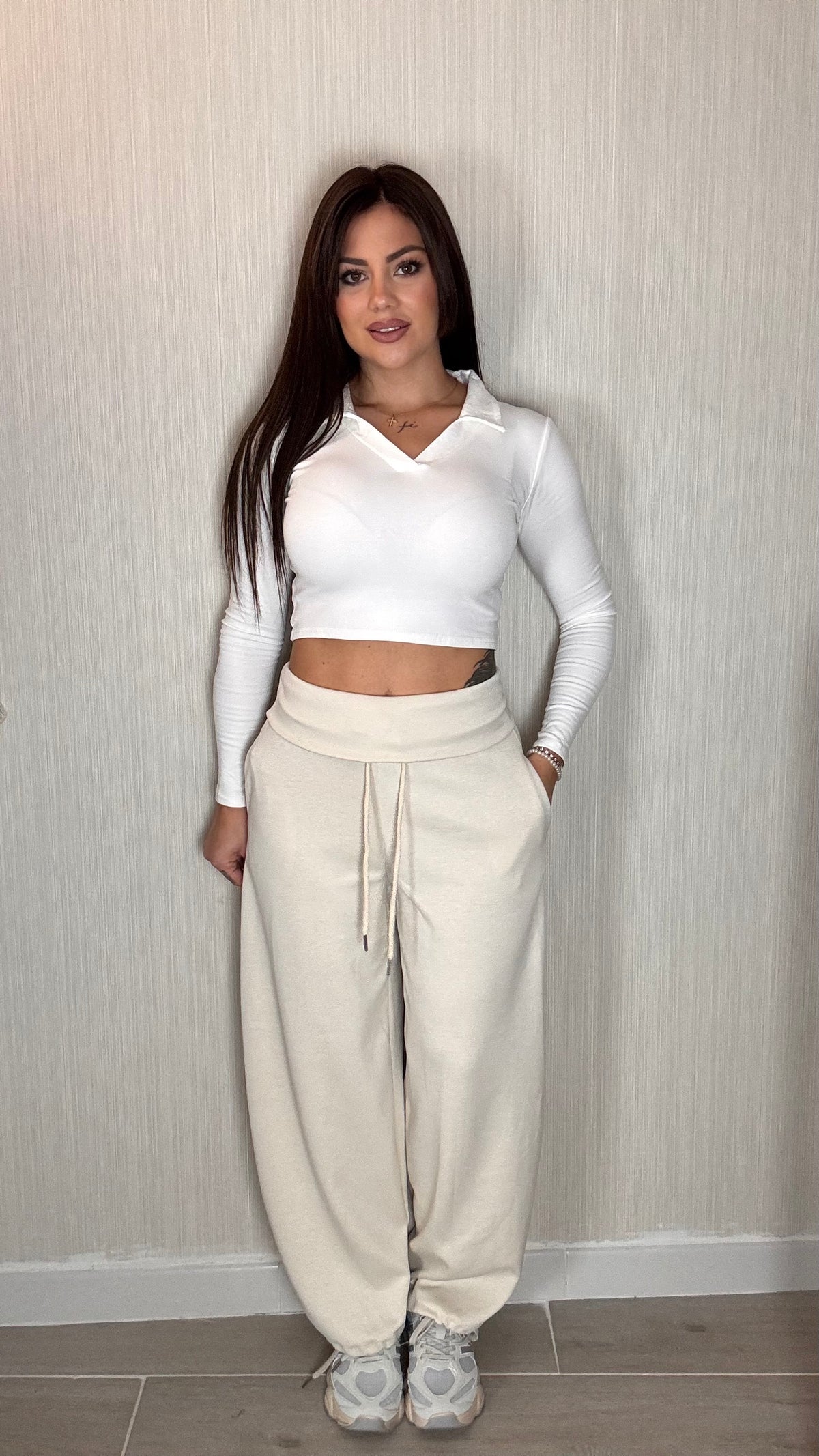 Pantalón casual beige