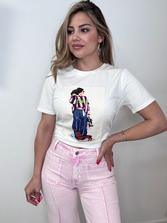 Camiseta chica Pink